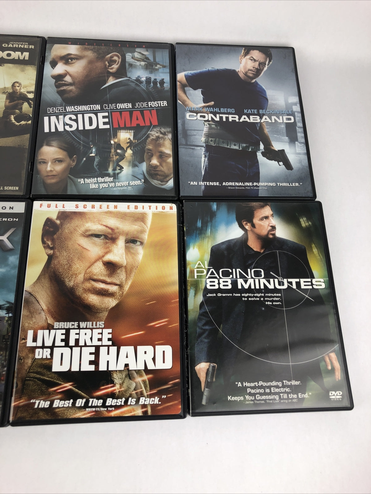 Lot of 12 Action, Drama DVD Movies Will Smith Mark Wahlberg Paul Walker Foxx
