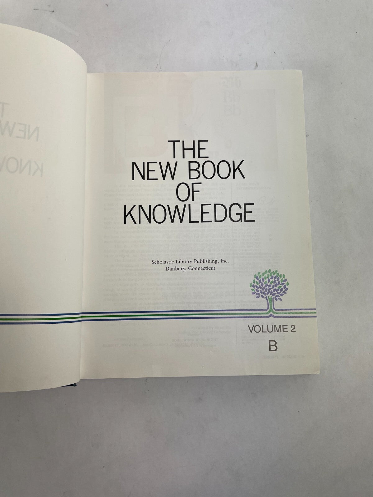 The New Book of Knowledge Volume 2 B
