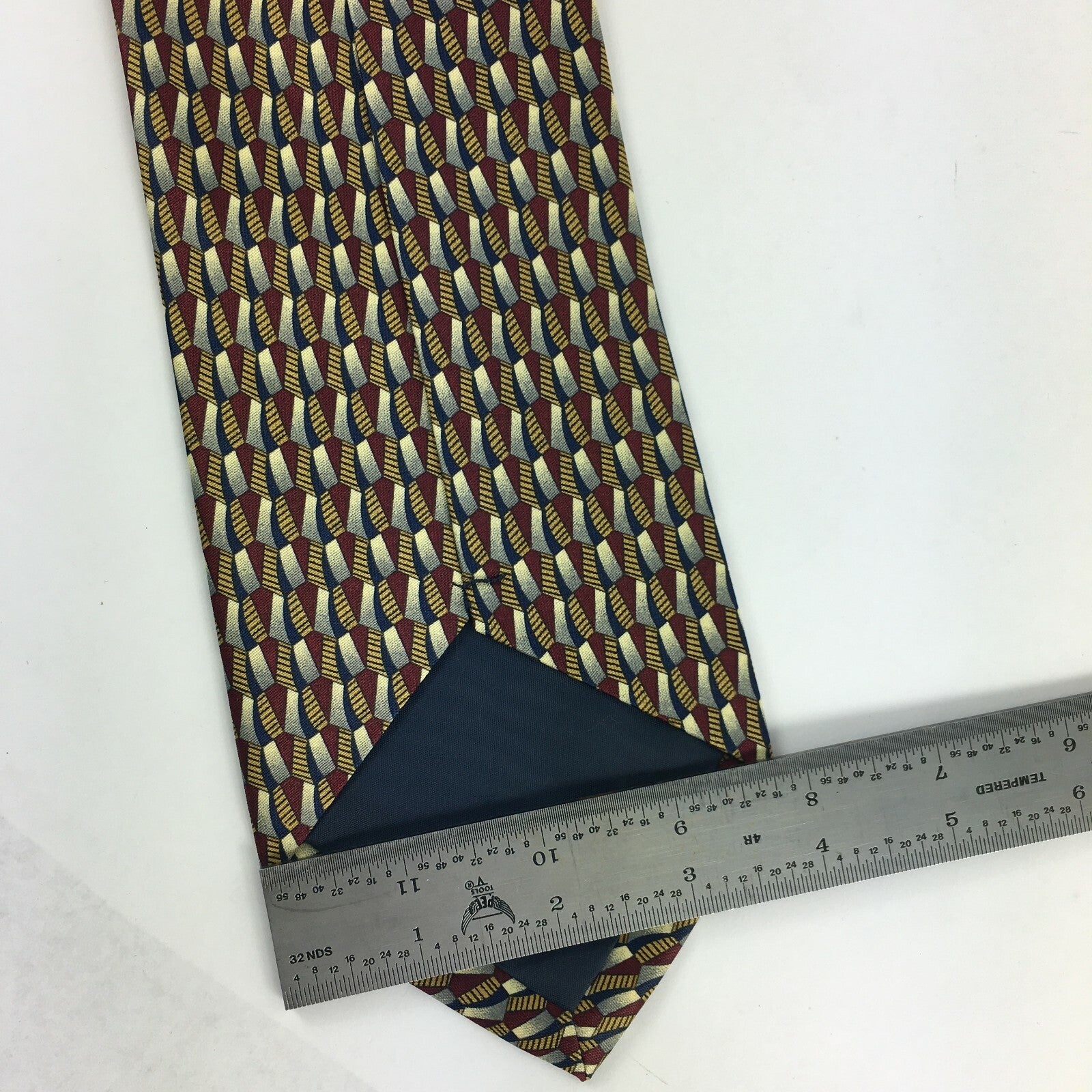 Genuine Rene Chagal 100% Silk Handmade Stylish Formal/Casual Tie Multi Coloured