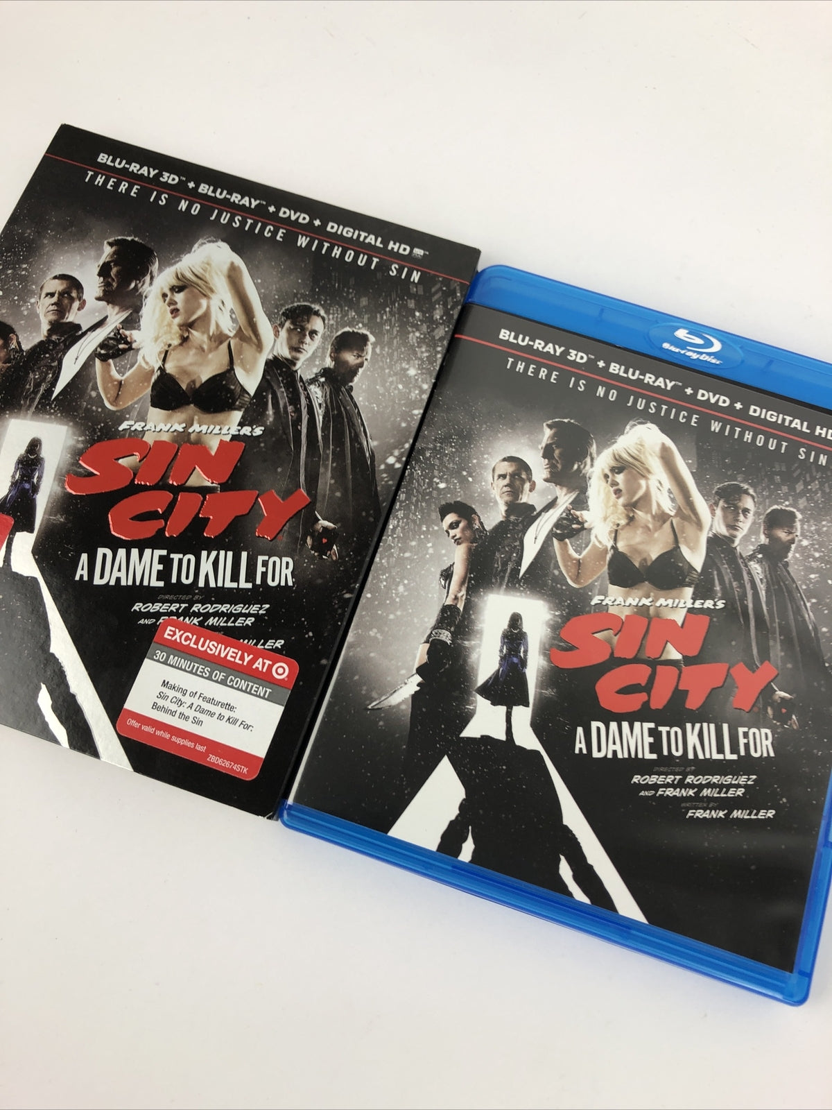 Sin City: A Dame to Kill For (Blu-ray 3D) w/ Slipcover, Mint Discs Guaranteed