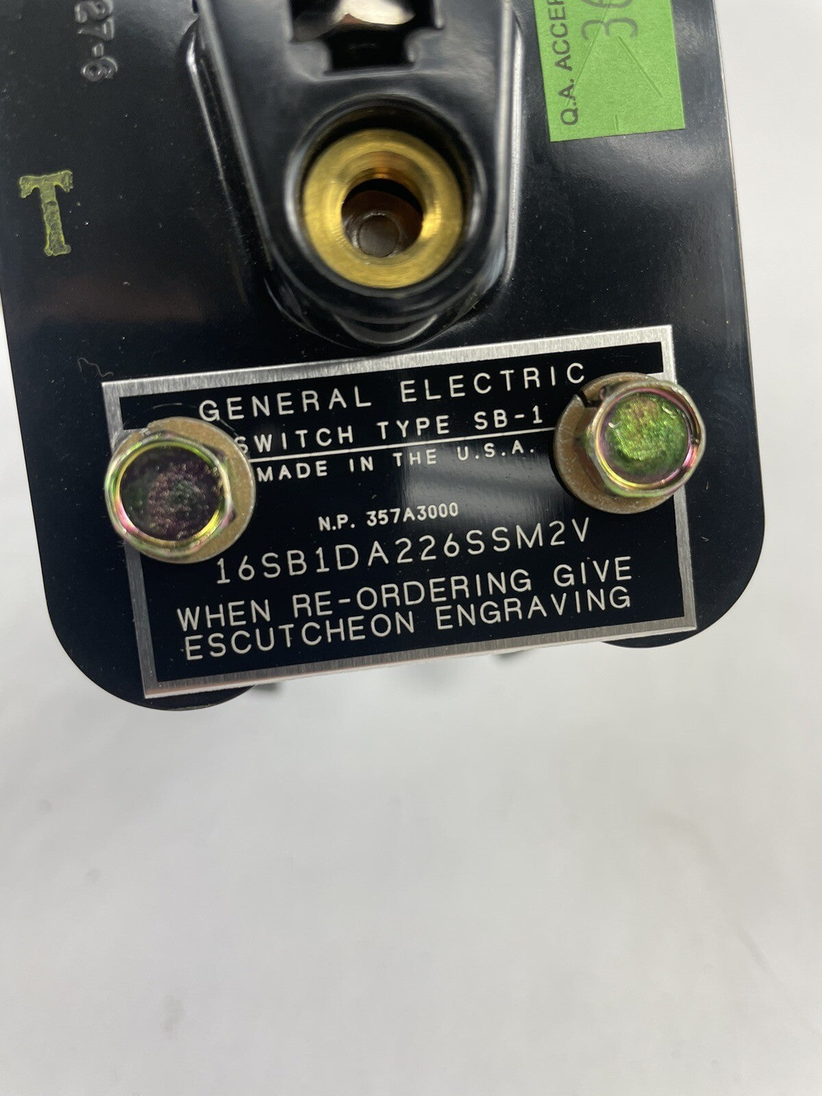 GENERAL ELECTRIC 16SB1DA226SSM2V ROTARY BREAKER CONTROL SWITCH 16SB1 4 STAGES