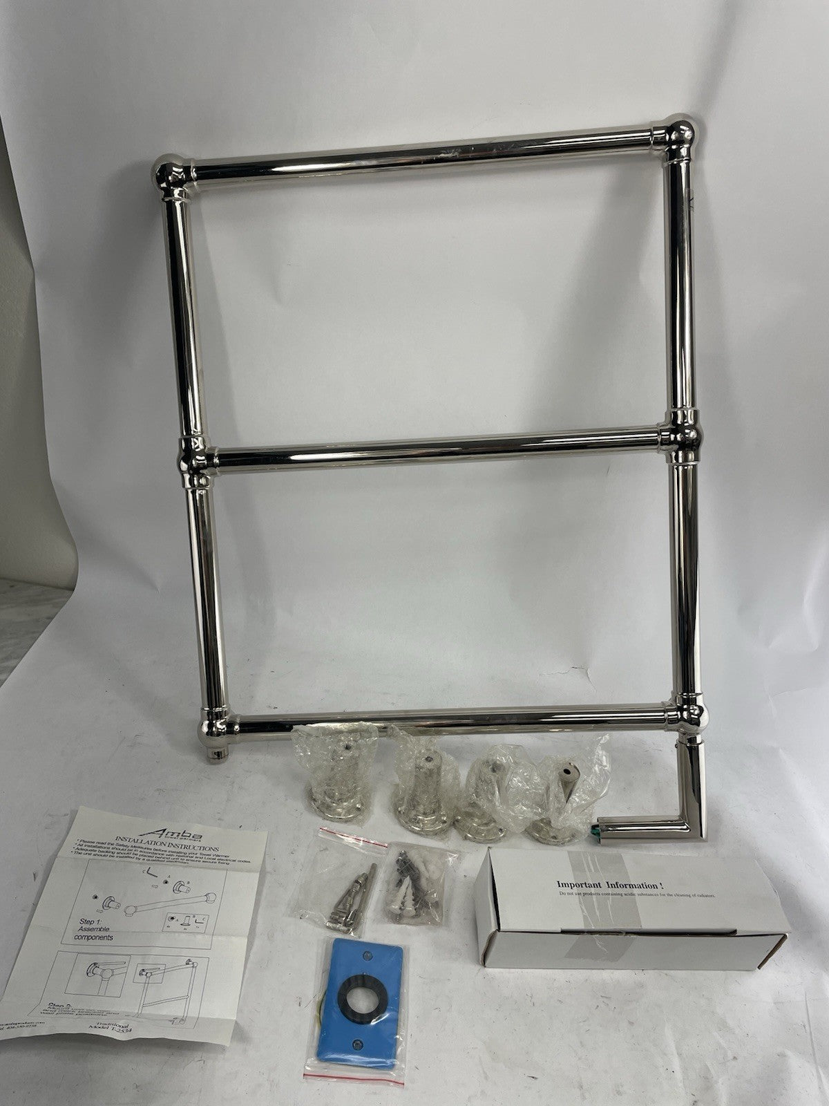 Amba Traditional T-2534 Electric Towel Warmer T-2534P Polished Chrome