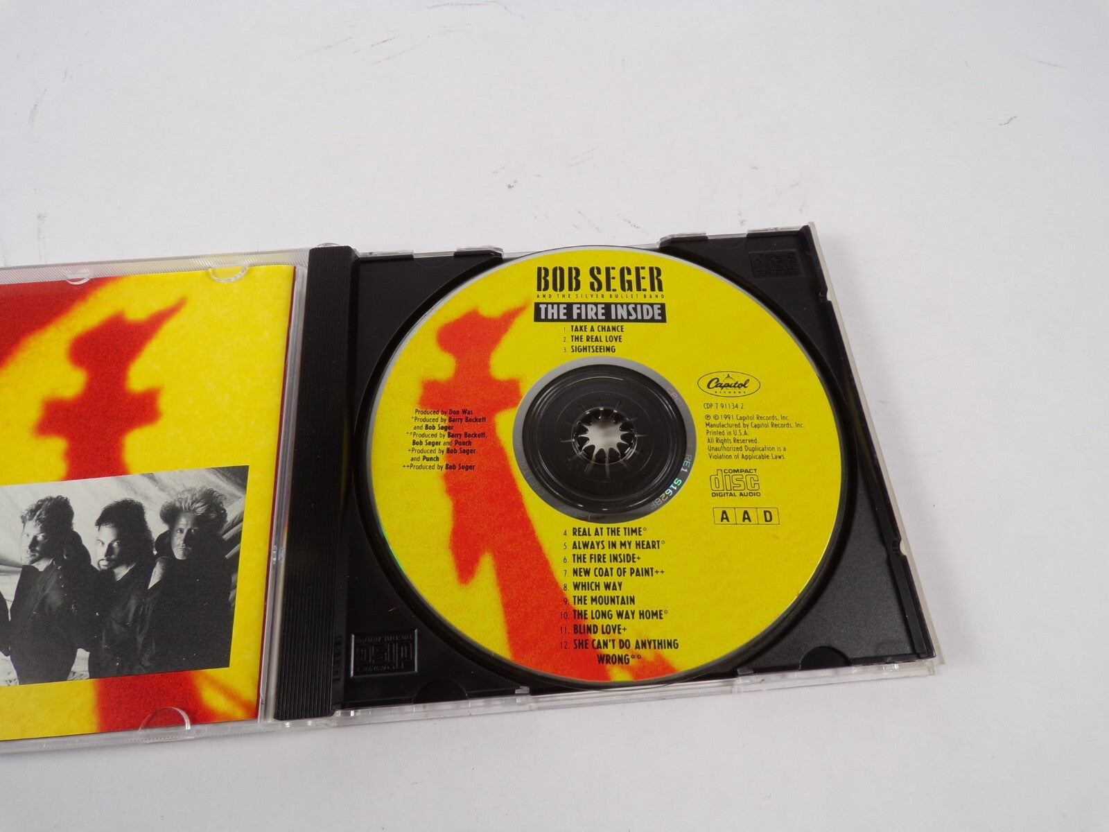 BobSeger and The Silver Bullet Band The Fire Inside Take A Chance Whichway CD#47