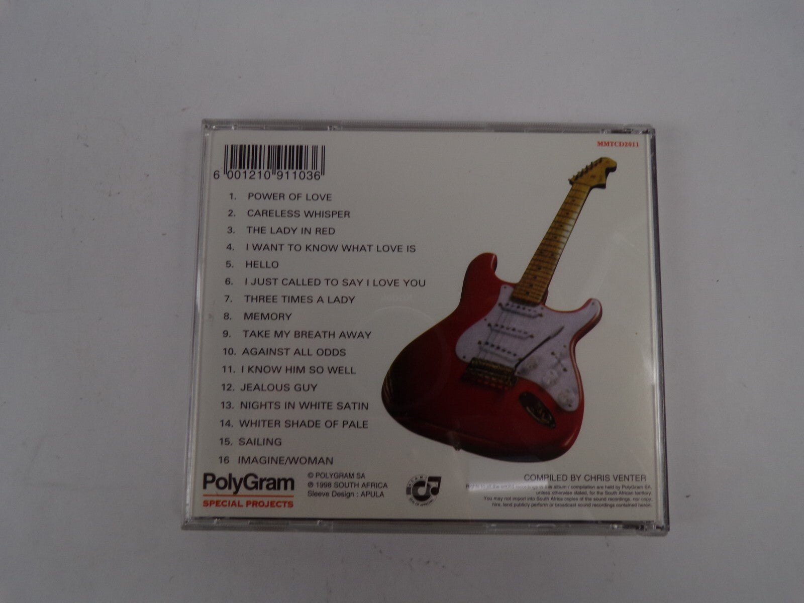 The Shadows the Ballads Lady In Red Three Times A Lady Power Of Love Hello CD#38