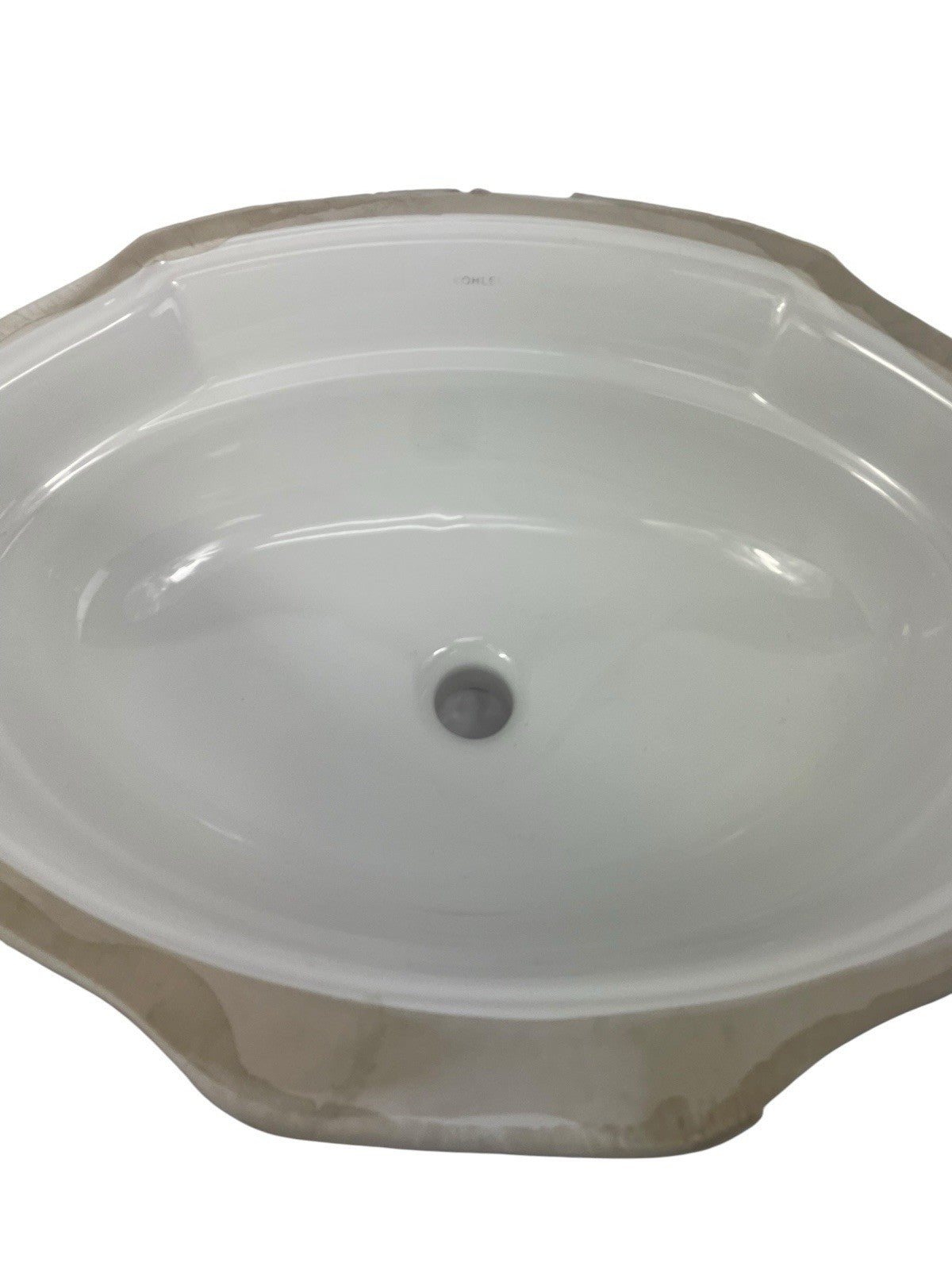 KOHLER K-2341-0 Leighton white undercounter lavatory sink oval vitreous china bathroom basin