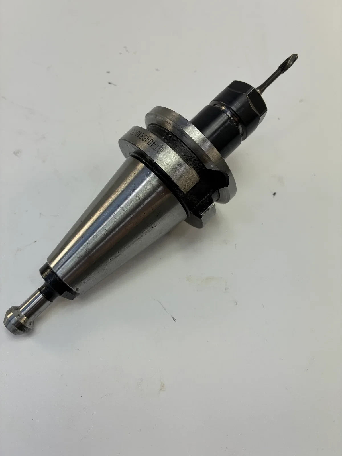 BT40 ER16-70L CNC Collet Chuck Tool Holder with Pull Stud and Tap