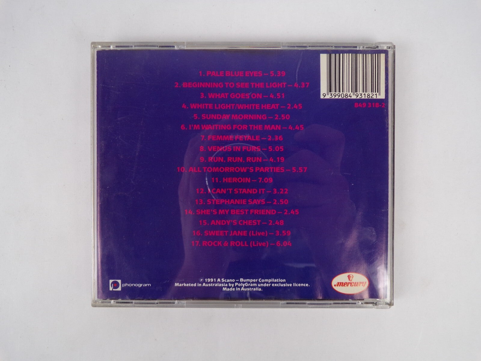 Startrax The Velvet Underground Chronicles CD #9