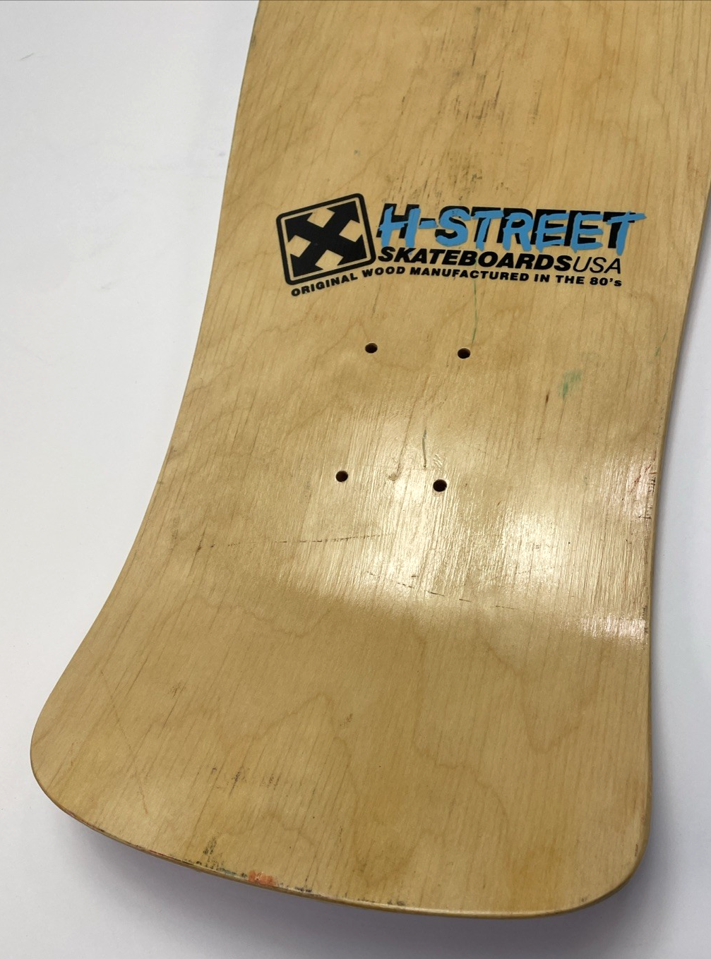 Tony Magnusson H Street Kid And Cross  Reissue 1980s Wood Hell Concave Blue Fade