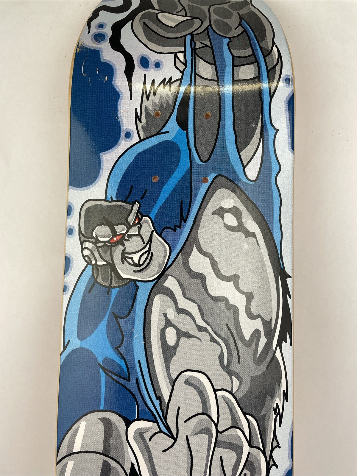 Vintage Monke Skateboards " Super Chimp " Skateboard Deck Vancouver Canada 8" eh