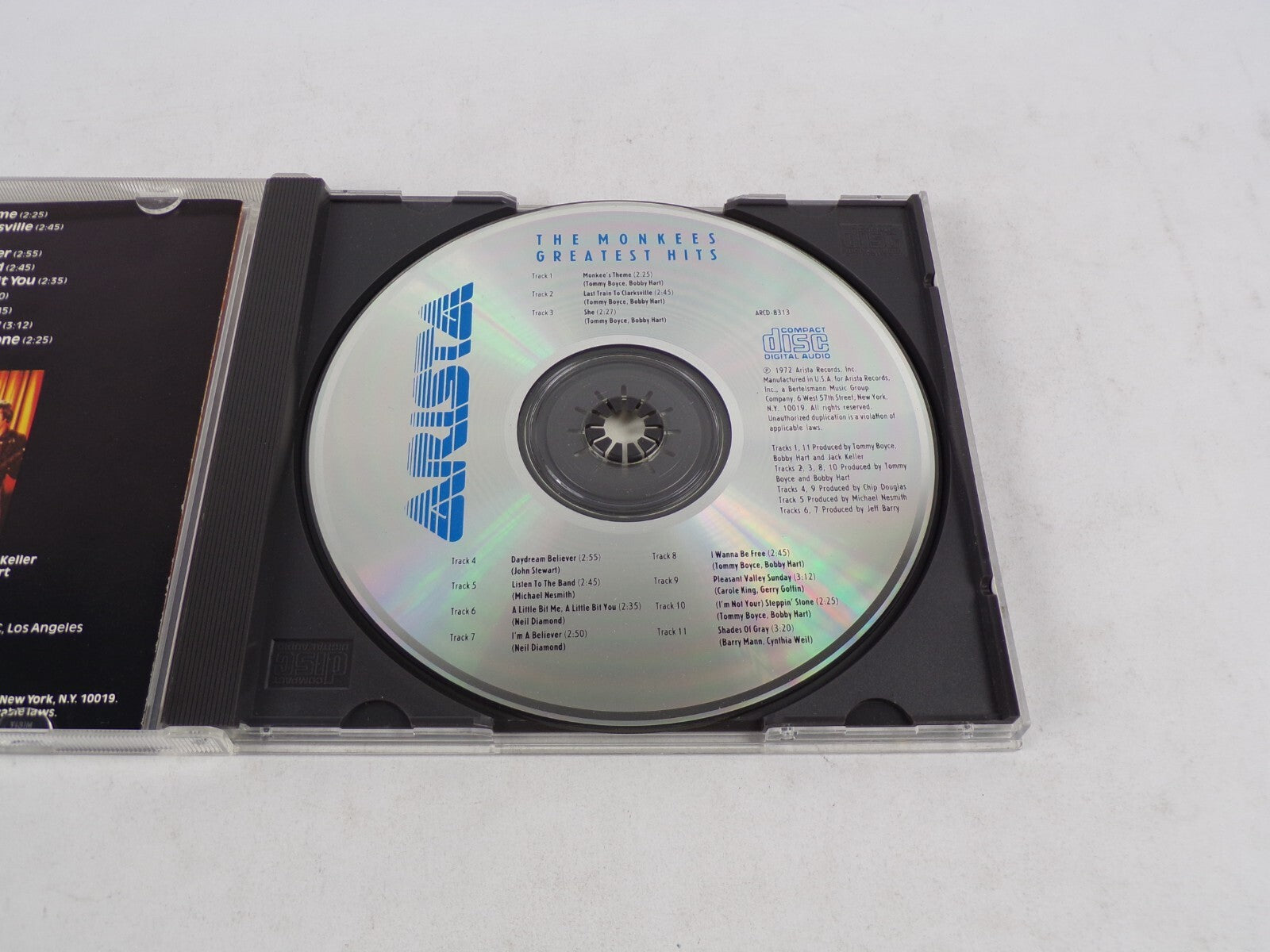 The Monkees Greatest Hits Daydream Believer I Wanna Be Free Shades Of Grey CD#54