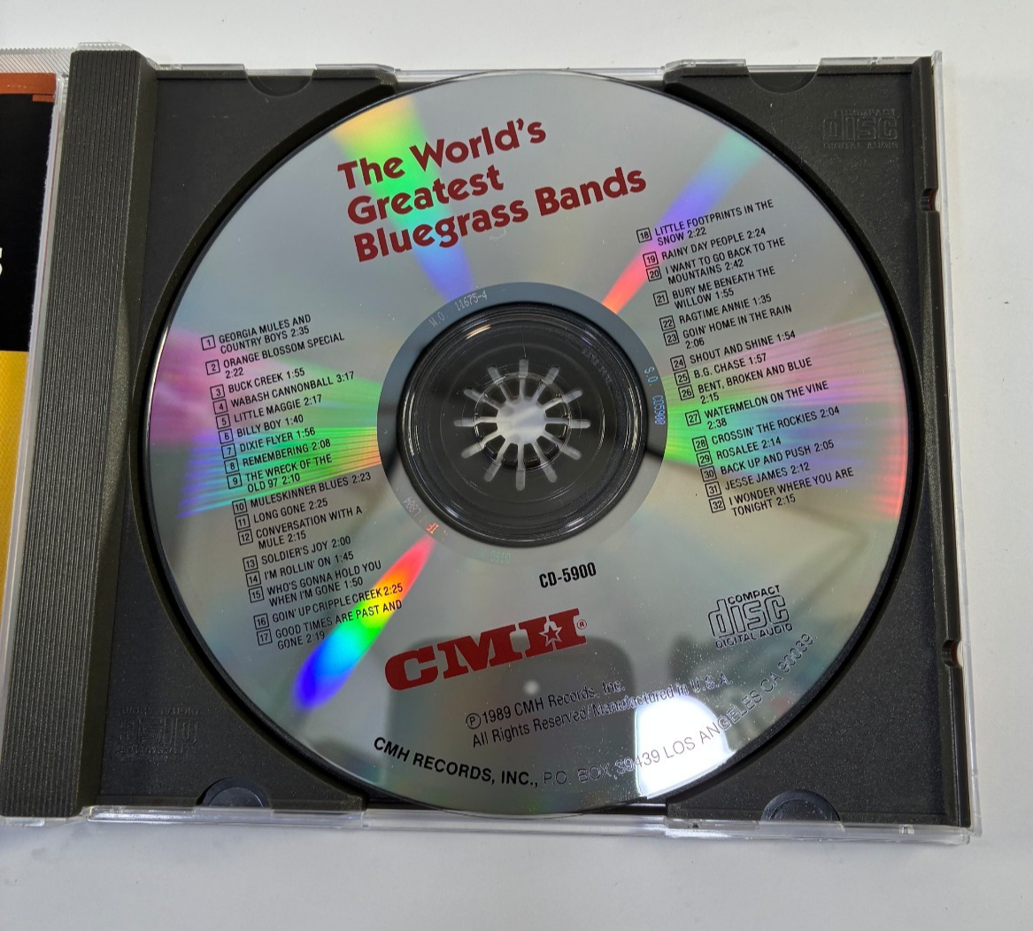 Various Artists The World's Greatest Bluegrass Bands CMH CD 1989