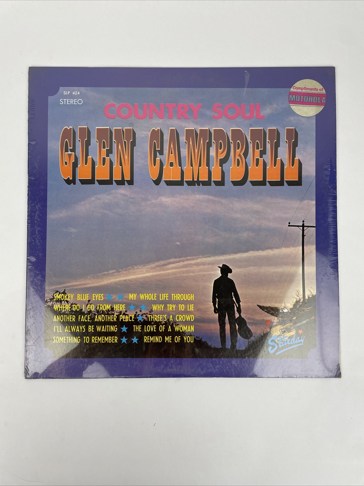 Glen Campbell Country Soul sealed LP vinyl record STARDAY SLP 424 Stereo
