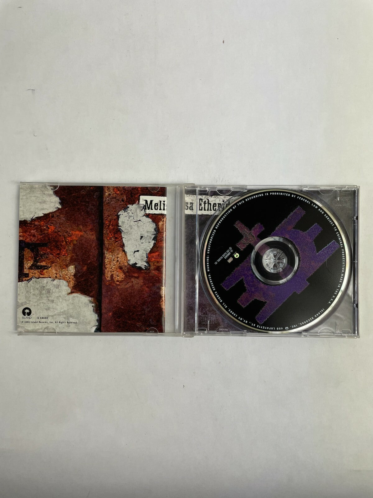 Melissa Etheridge Yes I Am Melissa CD Q2