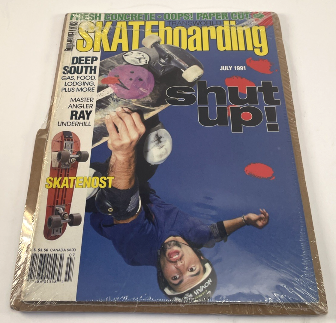 TRANSWORLD SKATEBOARDING MAGAZINE July 1991 Mike Youssefpour Phillips Deep South