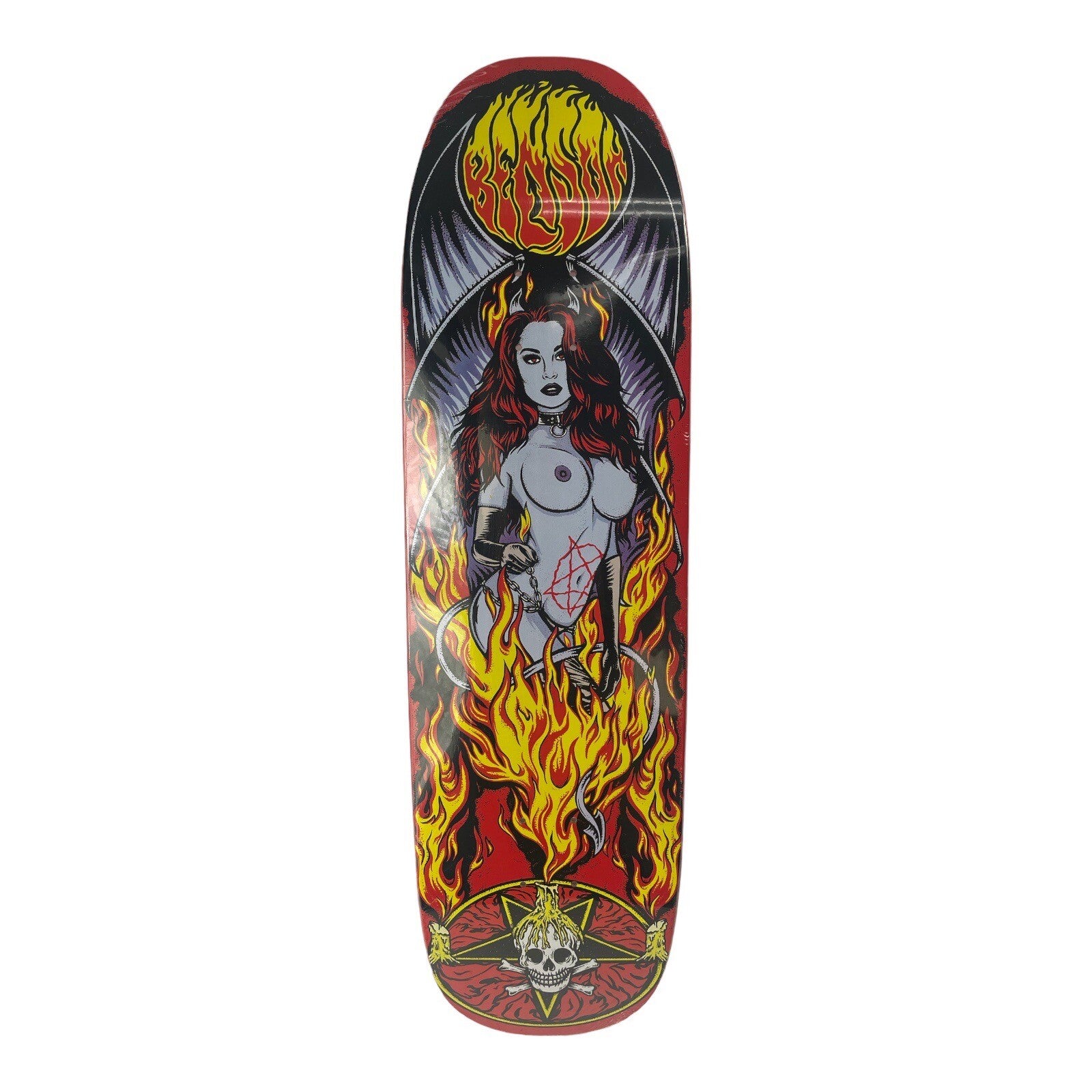 Benson Devil Woman deck Death Skateboards  Shovel POOL Shape 8.9"