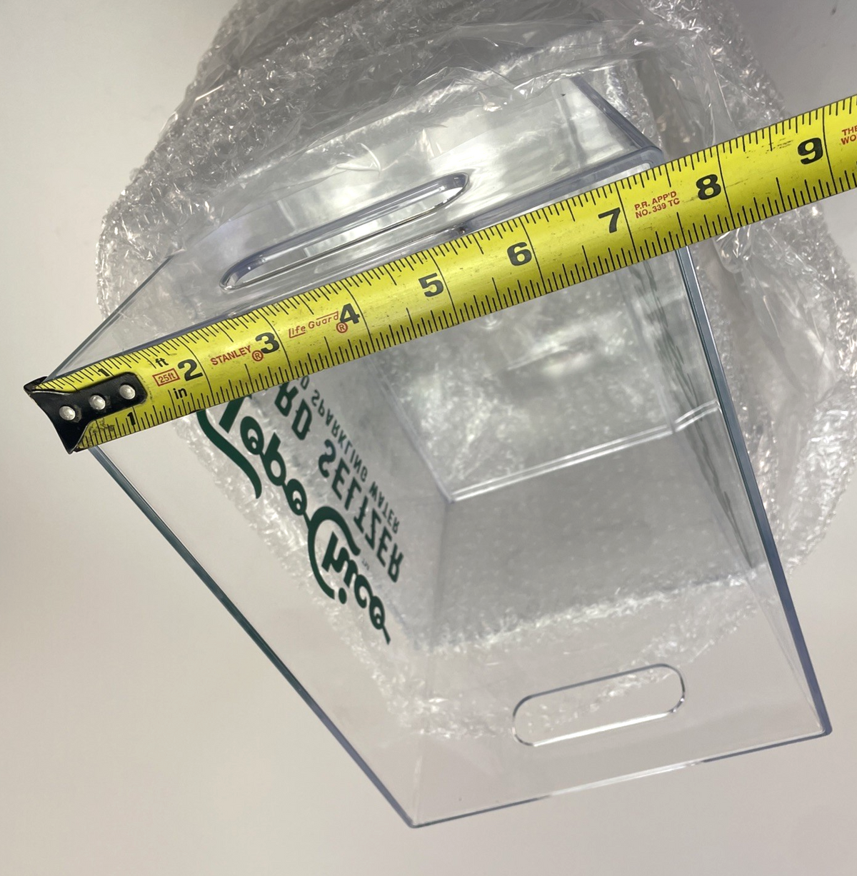 6 Topo Chico Spiked Hard Seltzer Clear Acrylic Plastic Ice Bucket Party Cooler