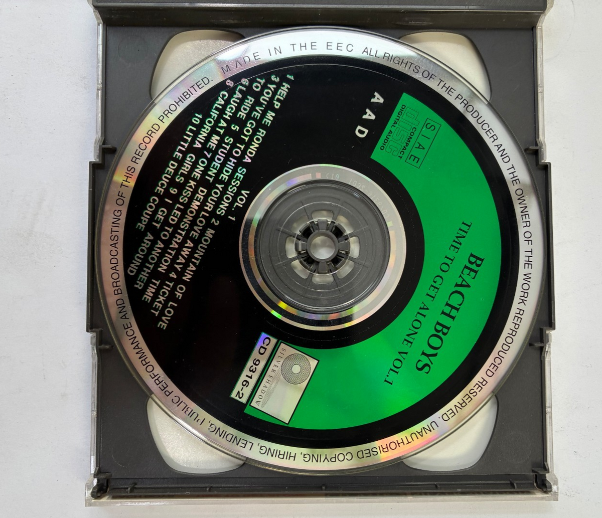 Time To Get Alone Beach Boys Silver Shadow Records CD 1993