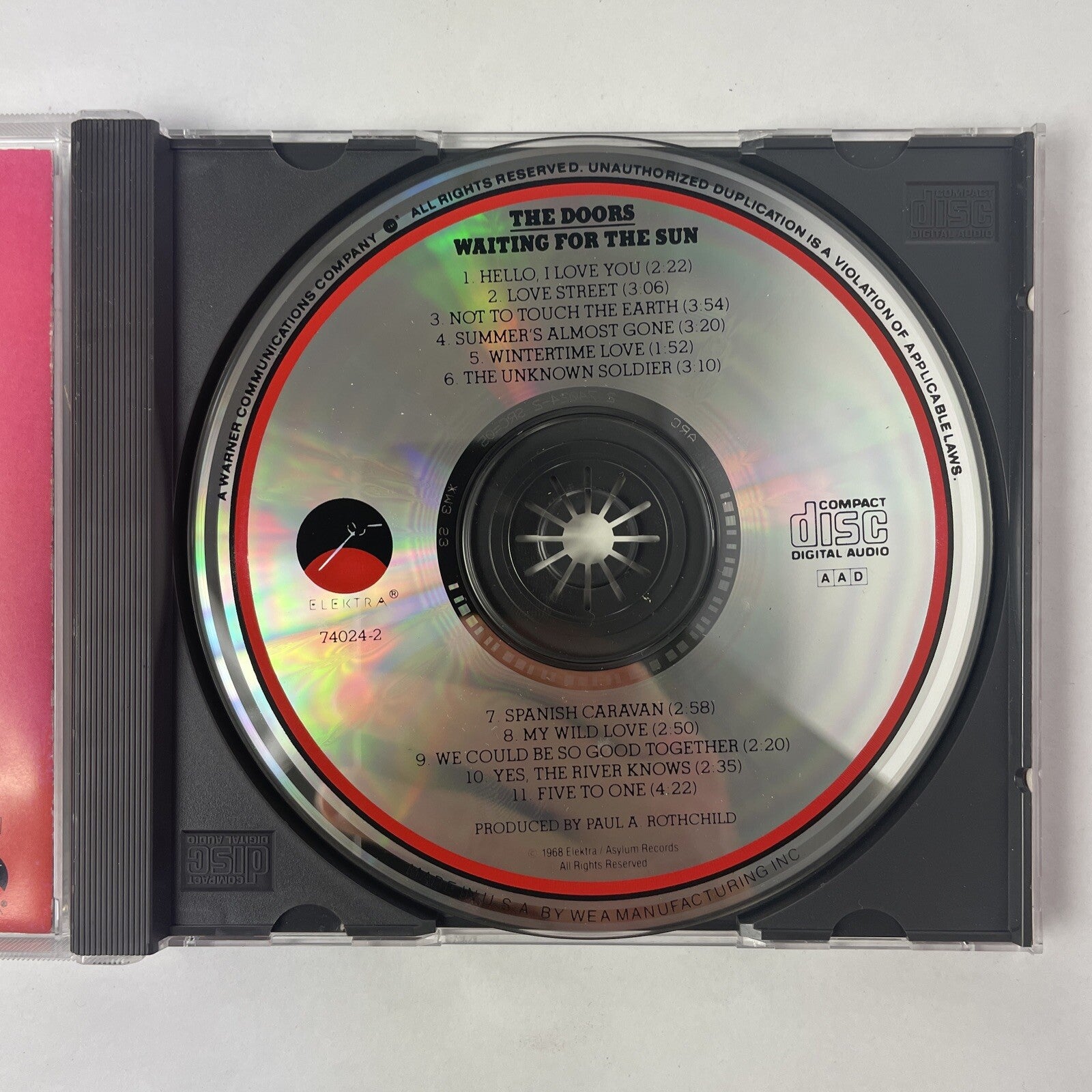The Doors - Waiting for the Sun (CD, Oct-1991, Elektra)  #29 