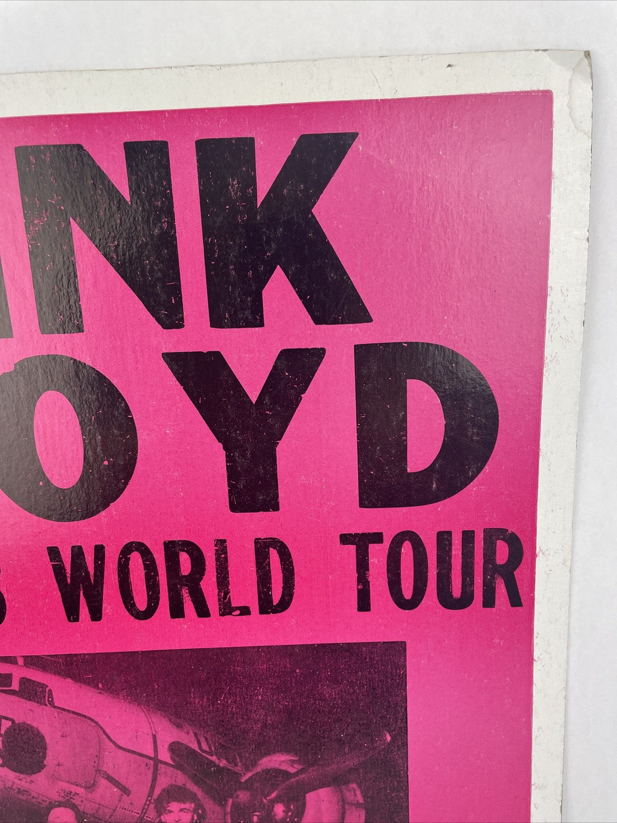 Vintage Pink Floyd Concert Poster July 4-7 1987 Las Vegas Nv. Authentic Handbill