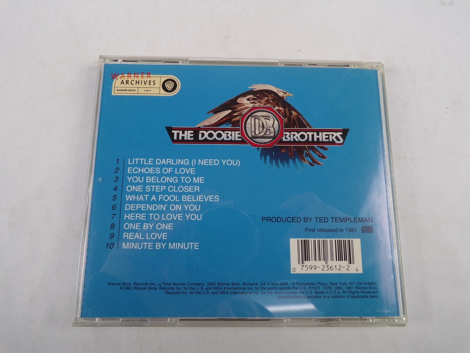 The Doobies Brothers Little Darling Echoes Of Love Real Love One By One CD#57