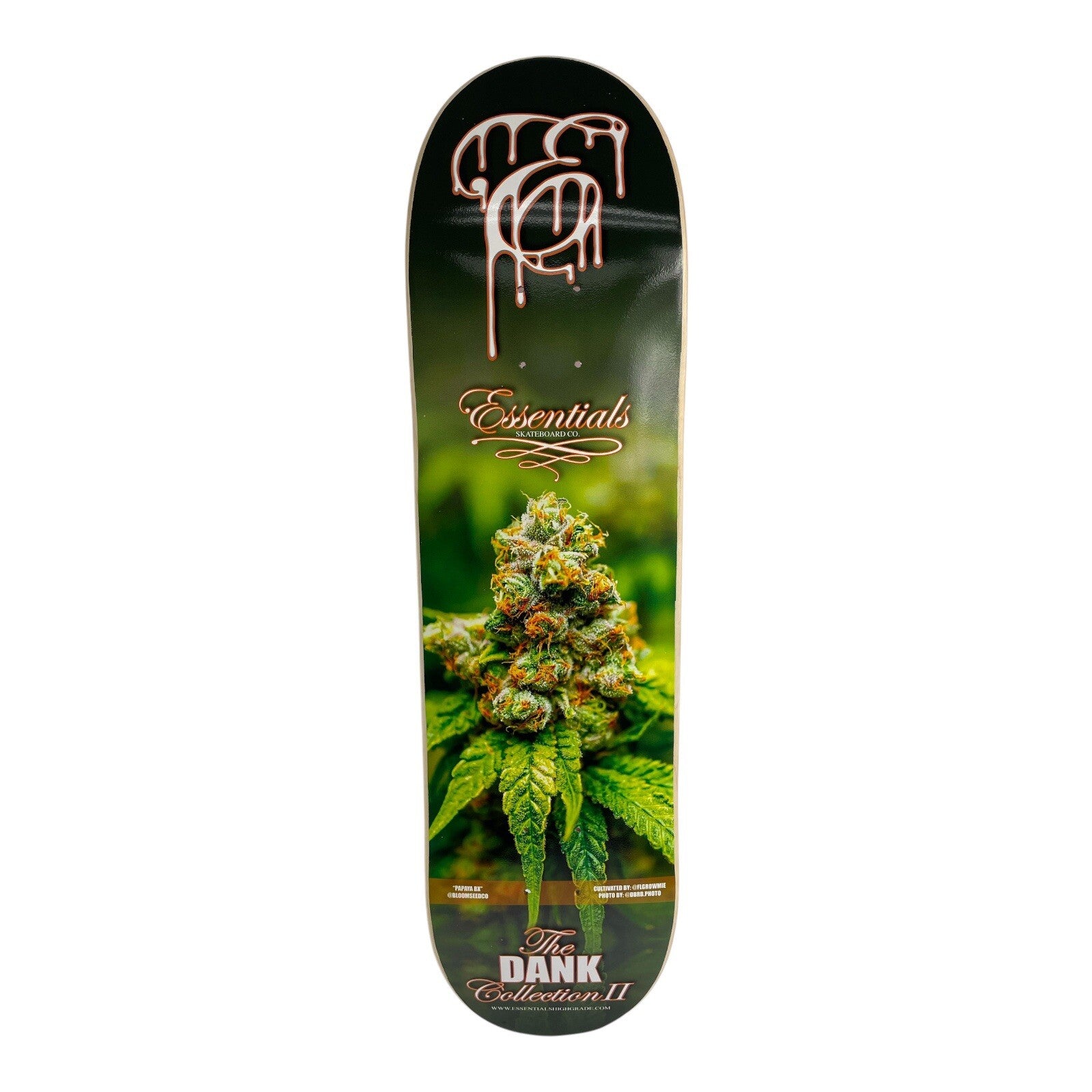 Papaya BX Cannabis week skateboards Hard rock maple 8.125" with grip