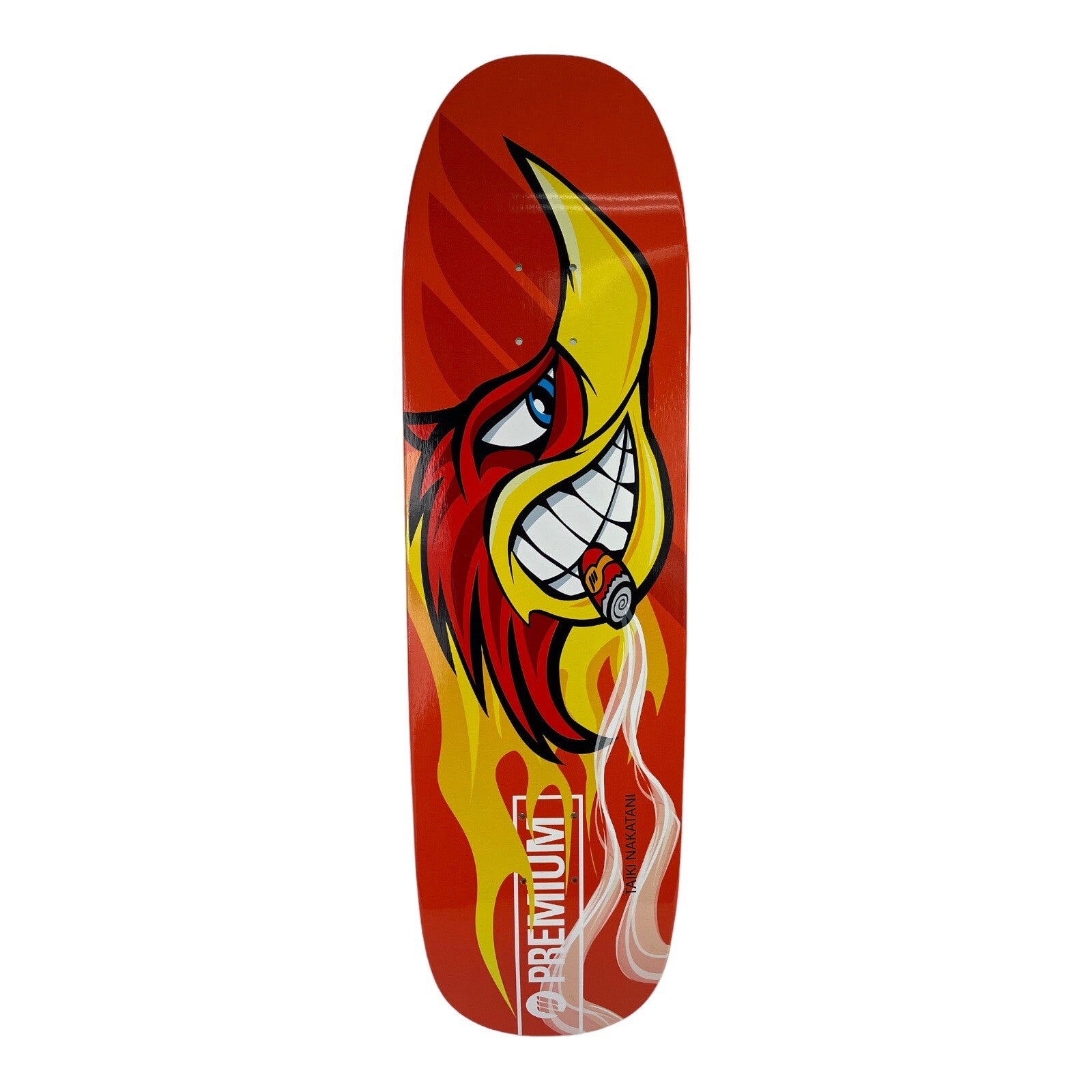 WOODY WOODPECKER RACING TAIKI PREMIUM Skateboards Shaped POOL Shape 8.9" x 32.5"