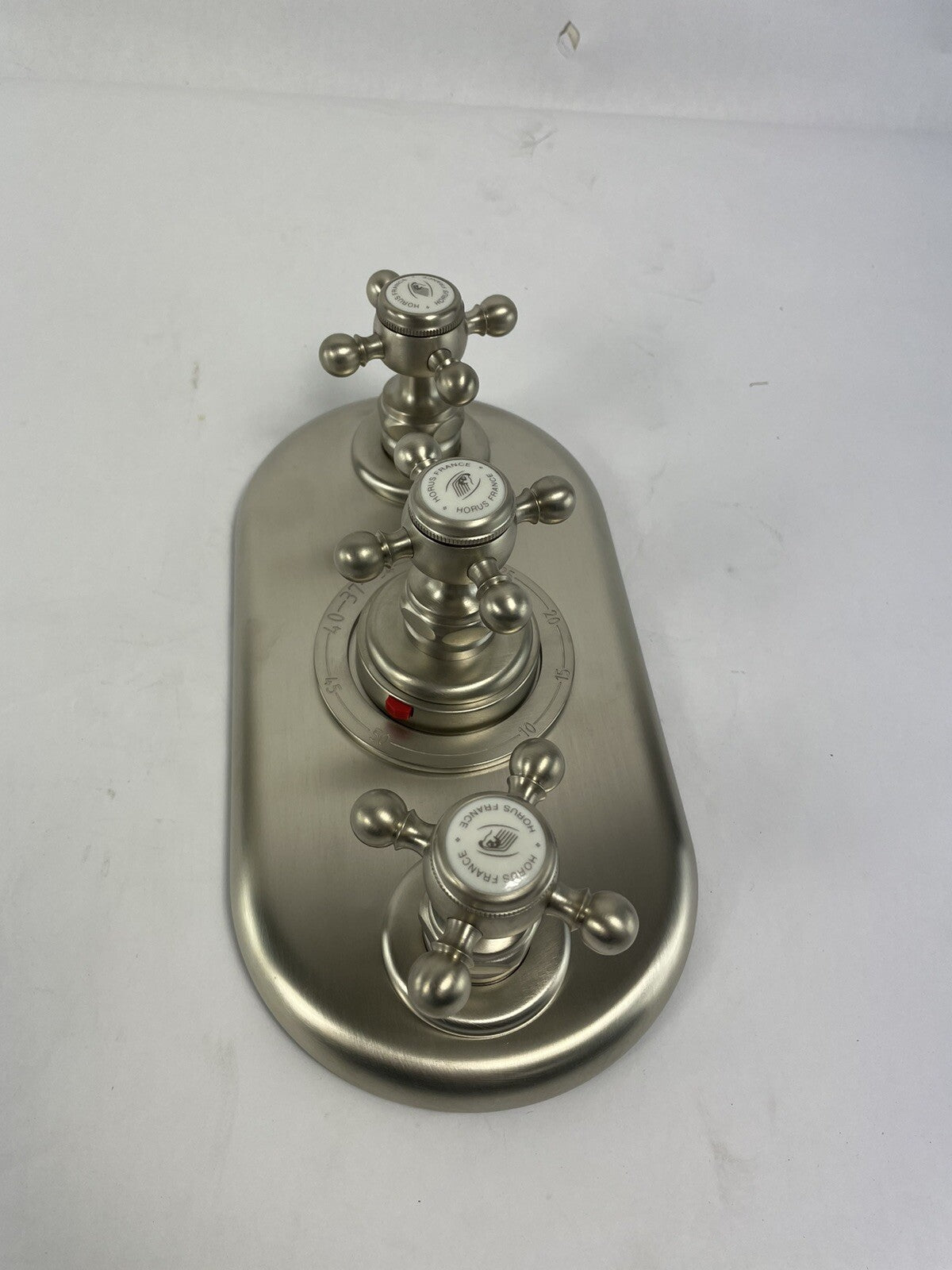 Horus France Julia 527 matte nickel thermostatic shower valve trim