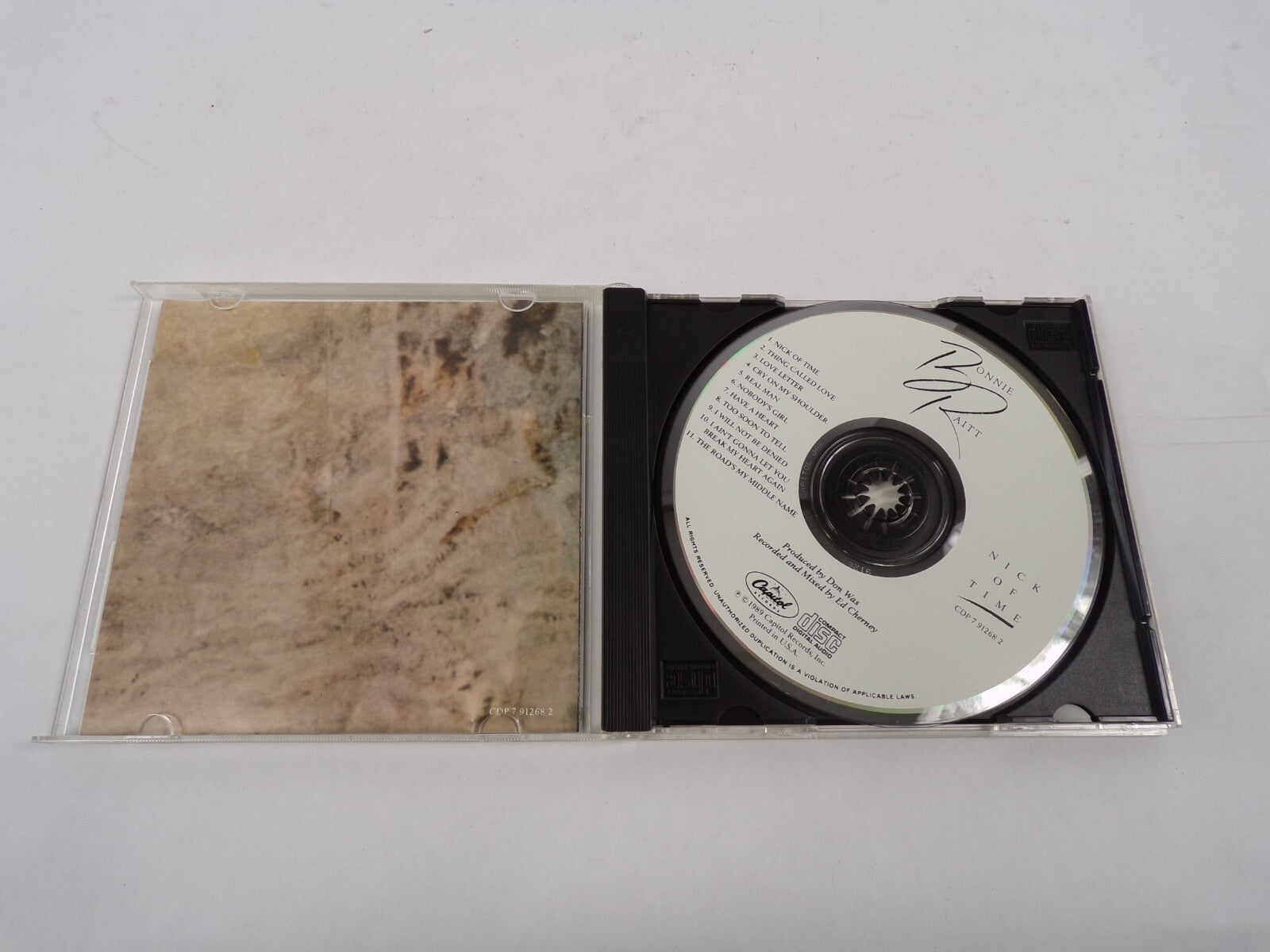 Bonnie Raitt Nick Of Time Nick Of Time Thing Called Love Love Letter Real CD#26