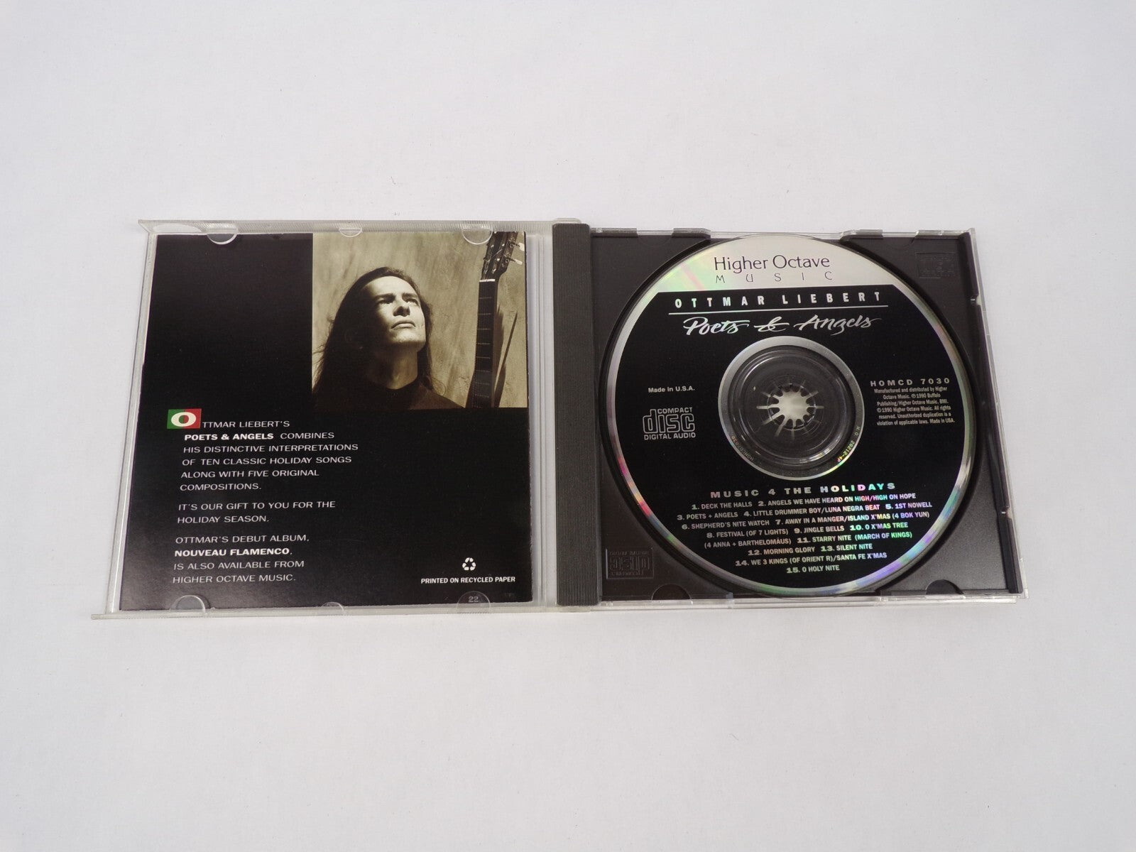 Ottmar Liebert Poets & Angels Deck The Halls Angels We Have Heard On Hope CD#63