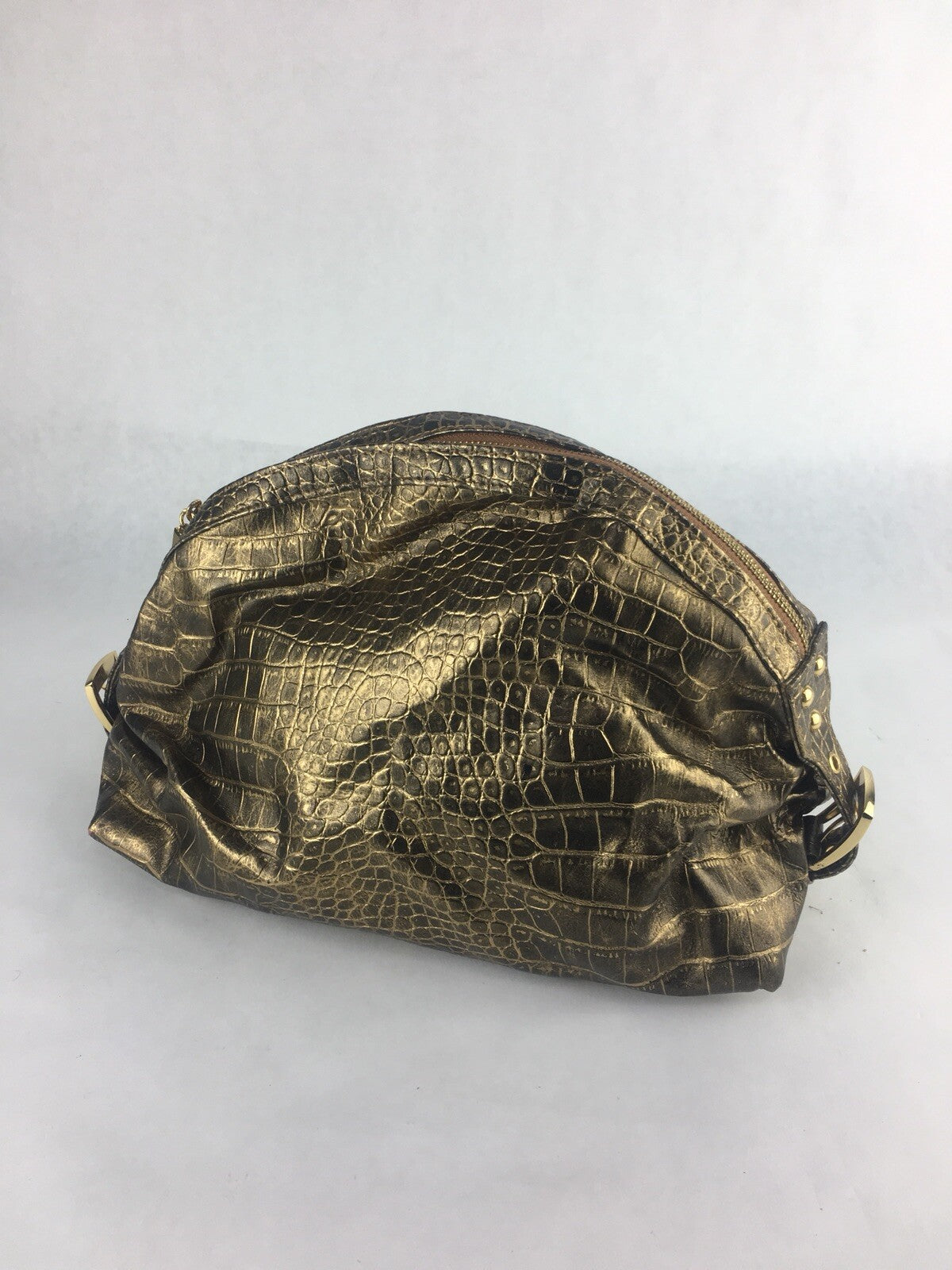 The Find -  Faux Croc Leather Hand Purse 