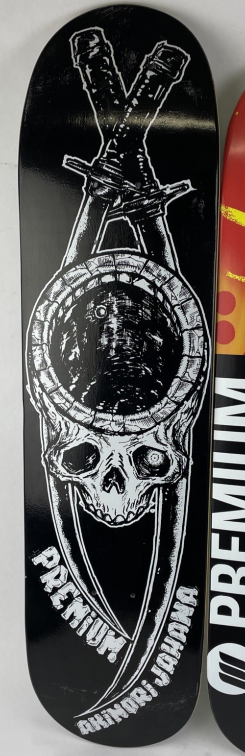 2 x Vintage Premium Skateboards Pro Model Decks Akinori Jahana * Moritaka Ogido