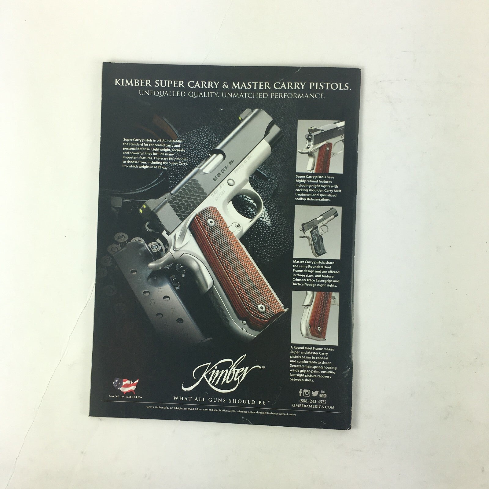 January 2016 American Rifleman Magazine Hornady's ELD-X SilencerCo Osprey Micro