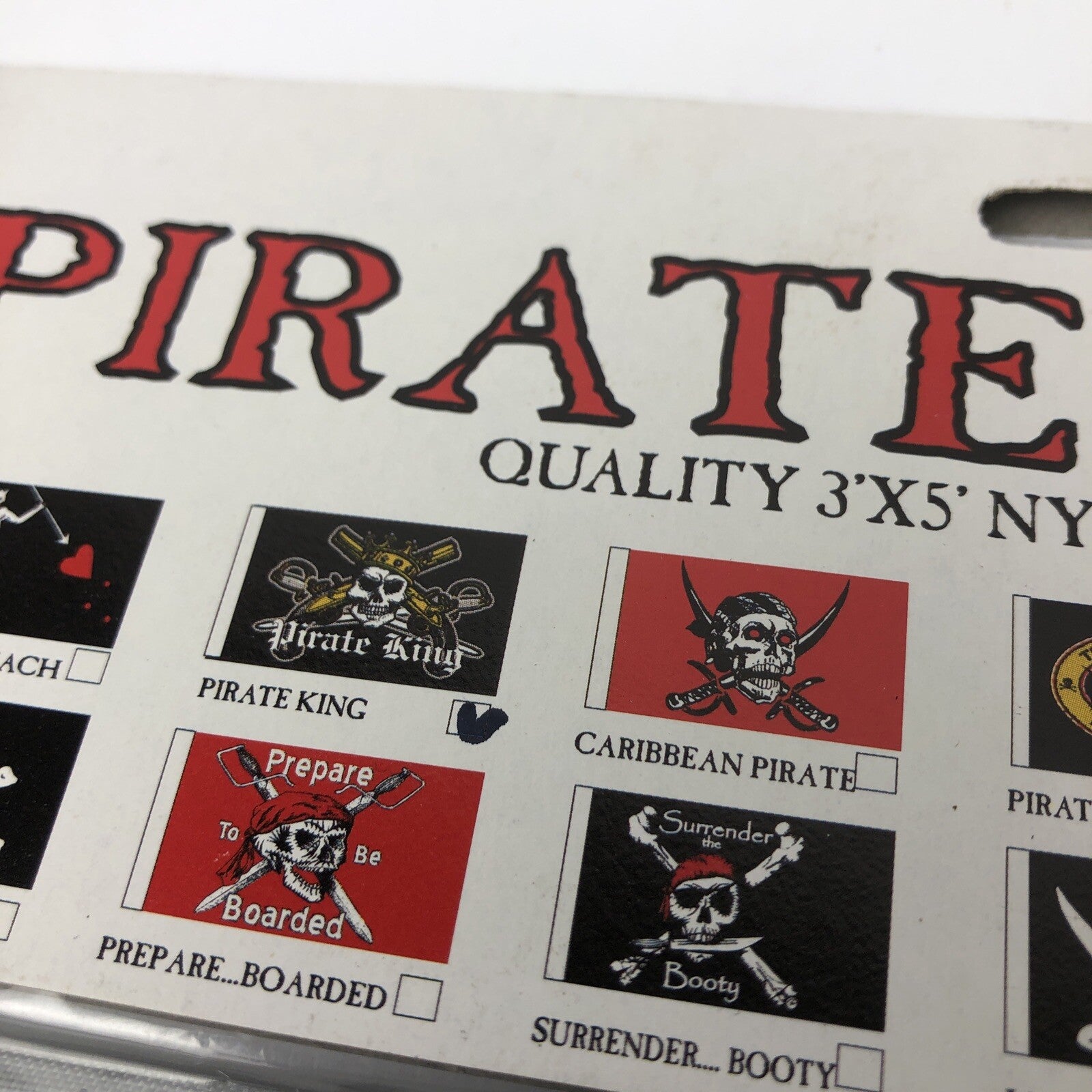 Flappin' Flags "PIRATE KING" 3' x 5' Flag Banner Double Sided Print High Quality