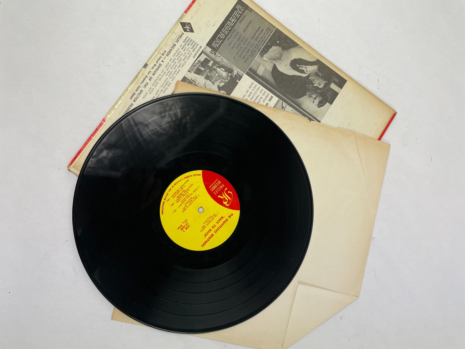 The Righteous Brothers Back to Back Ebbtide Hot Tamales Hung On You Vinyl Record