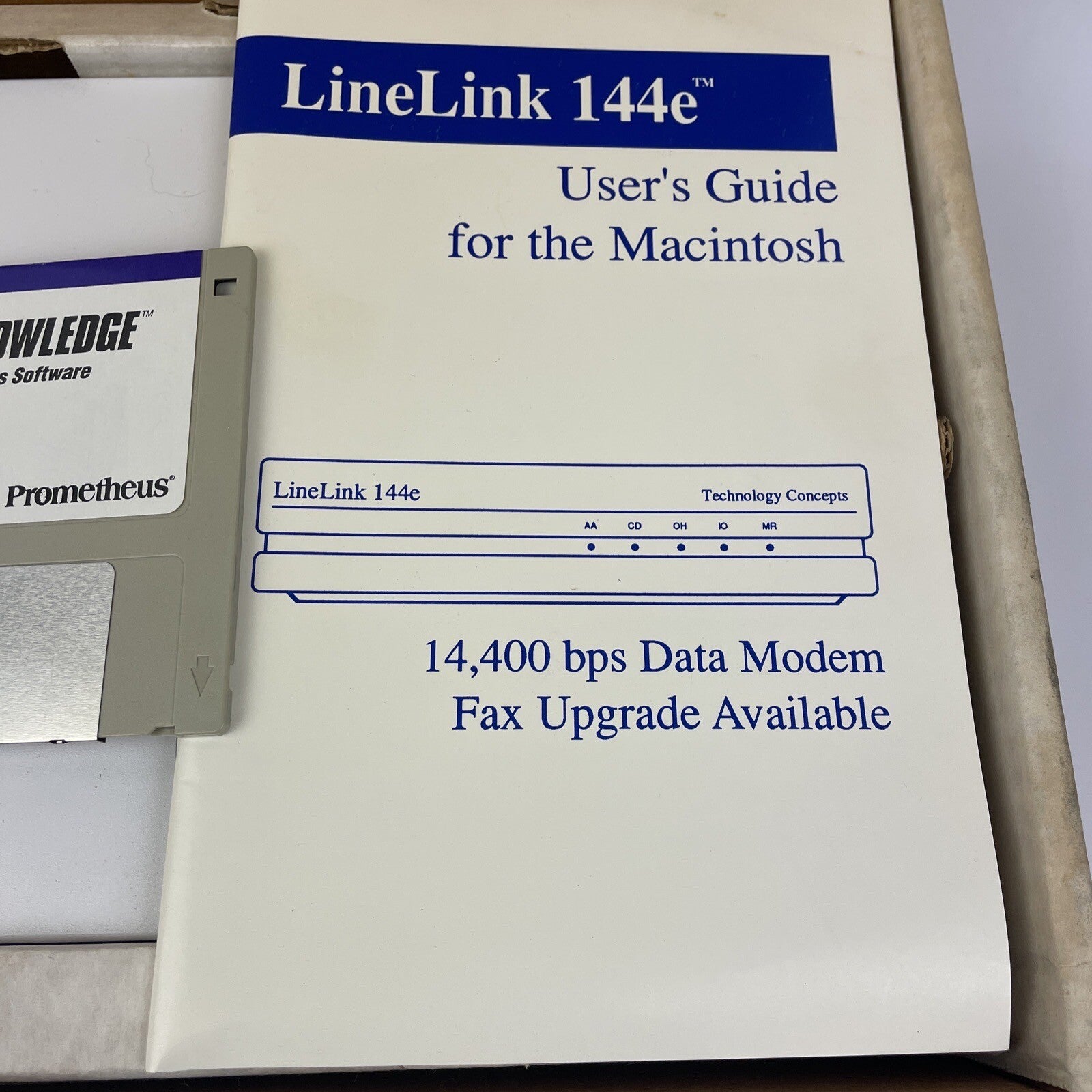 MacWarehouse LineLink 144e for Macintosh 14,400 bps Data Modem w V.42bis/MPN-5