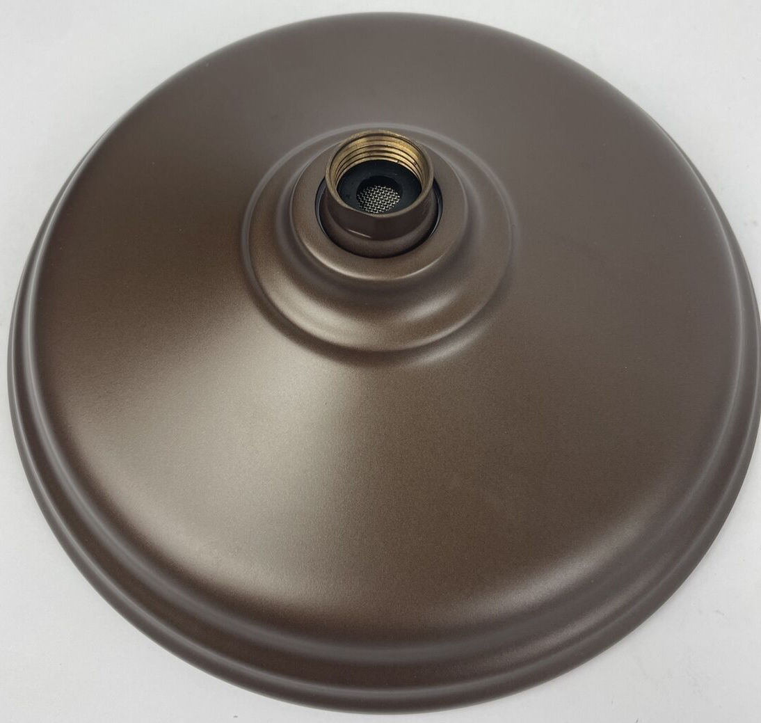 JADO traditional 8 inch rain can shower head old bronze finish