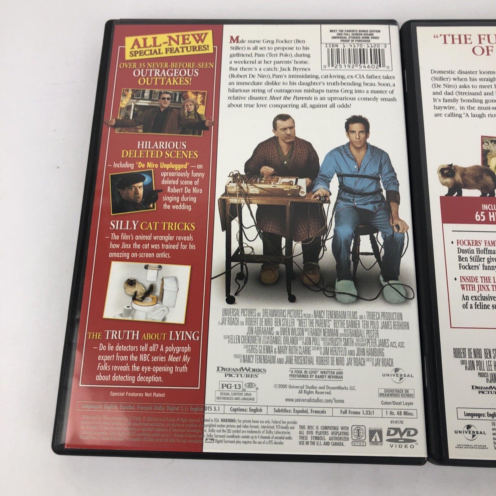 Meet the Parents and Meet the Fockers (DVD, 2004, Widescreen) Mint Discs 