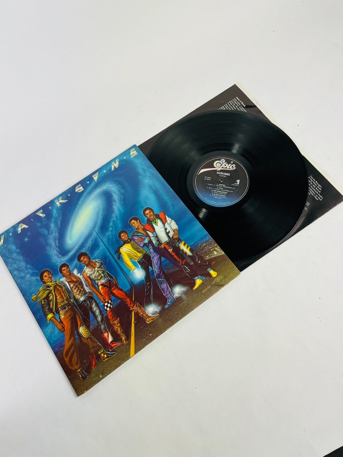 Epic Jacsons Victory Vinyl Record