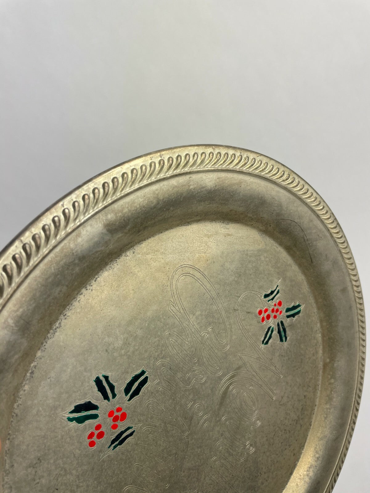 Merry Christmas Beautifully Designed Decotrative Plate Home Decor