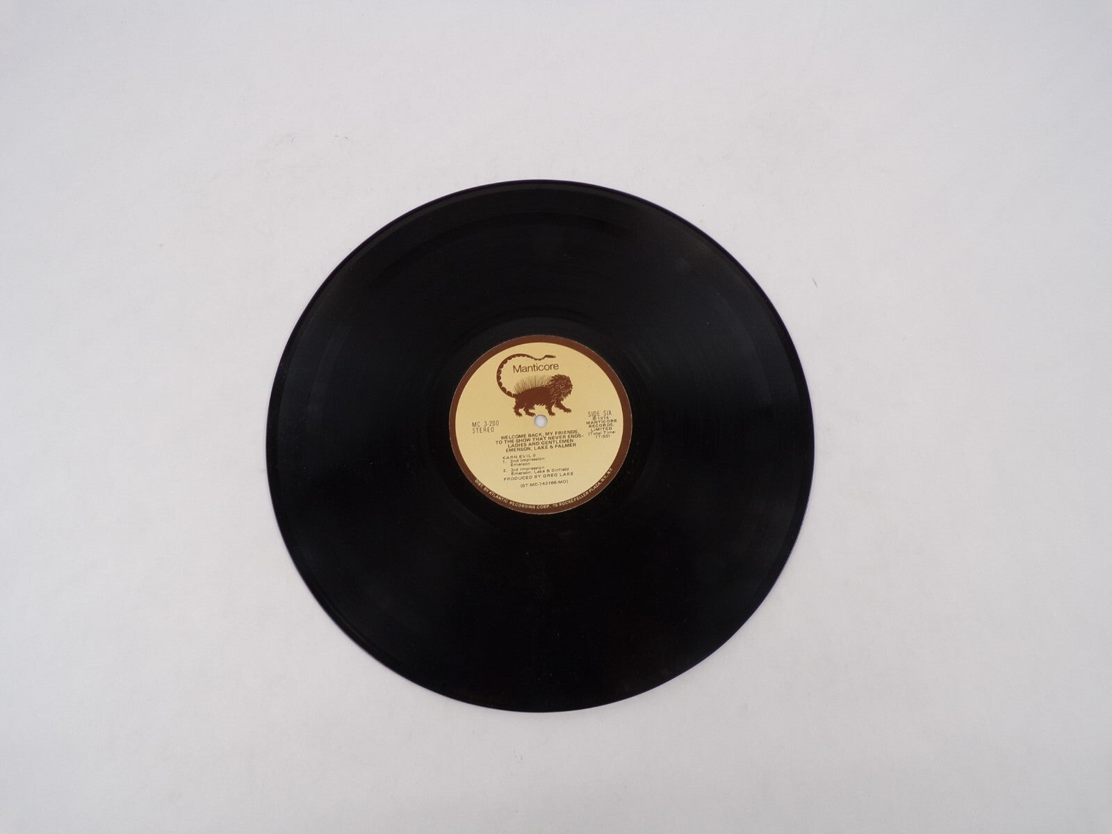 Emerson Lake & Palmer Hoedown Jerusalem Toccata Vinyl Record