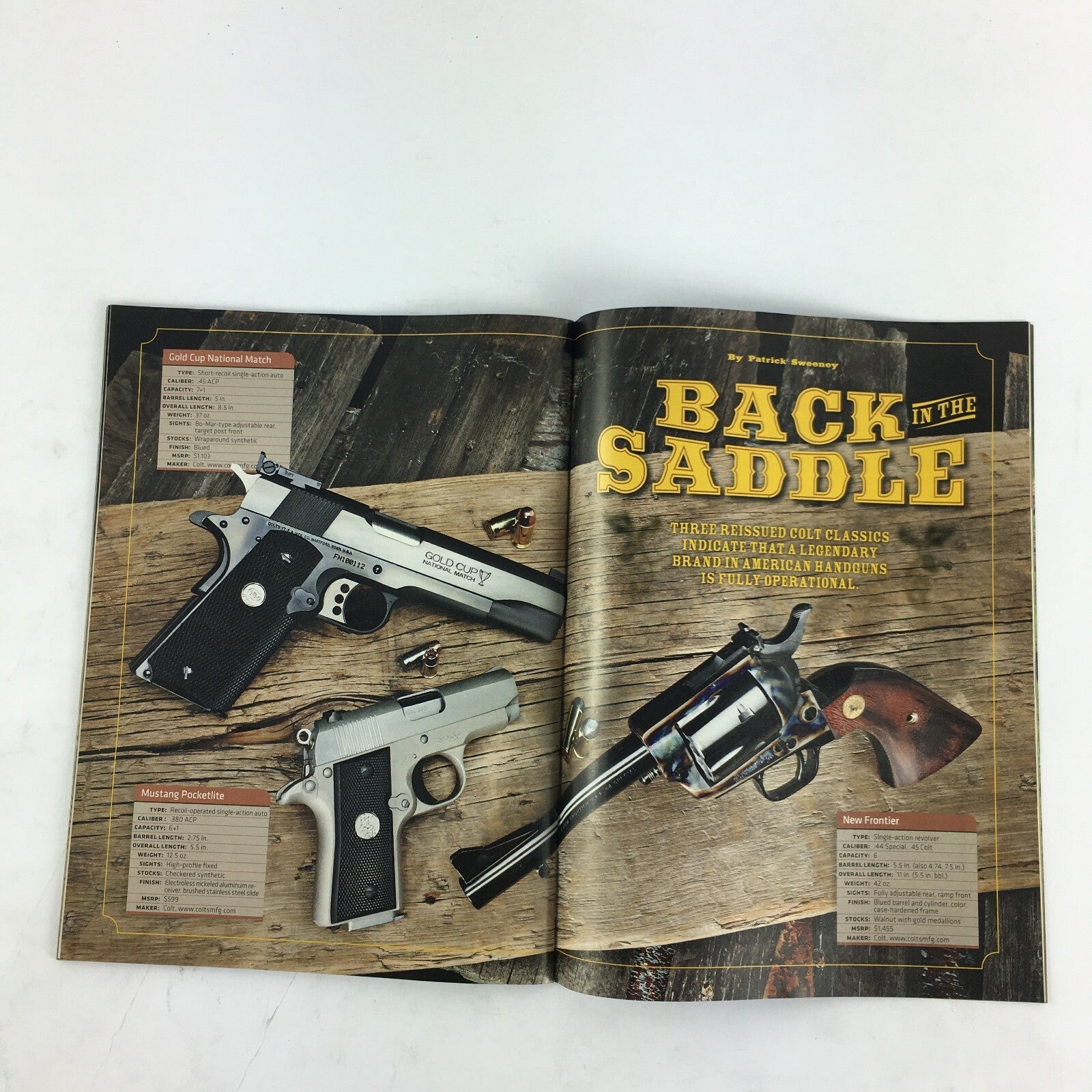 June 2012 Guns & Ammo Magazine Smallest&Lightest 9 Ever Savages .308 Hog Rifle
