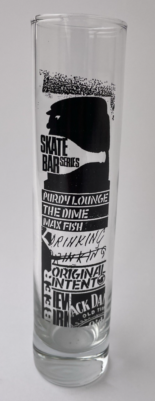 Skateboard Skate Bar Series Tall Shot Glass - The DIME Max Fish PURDY LOUNGE  JD