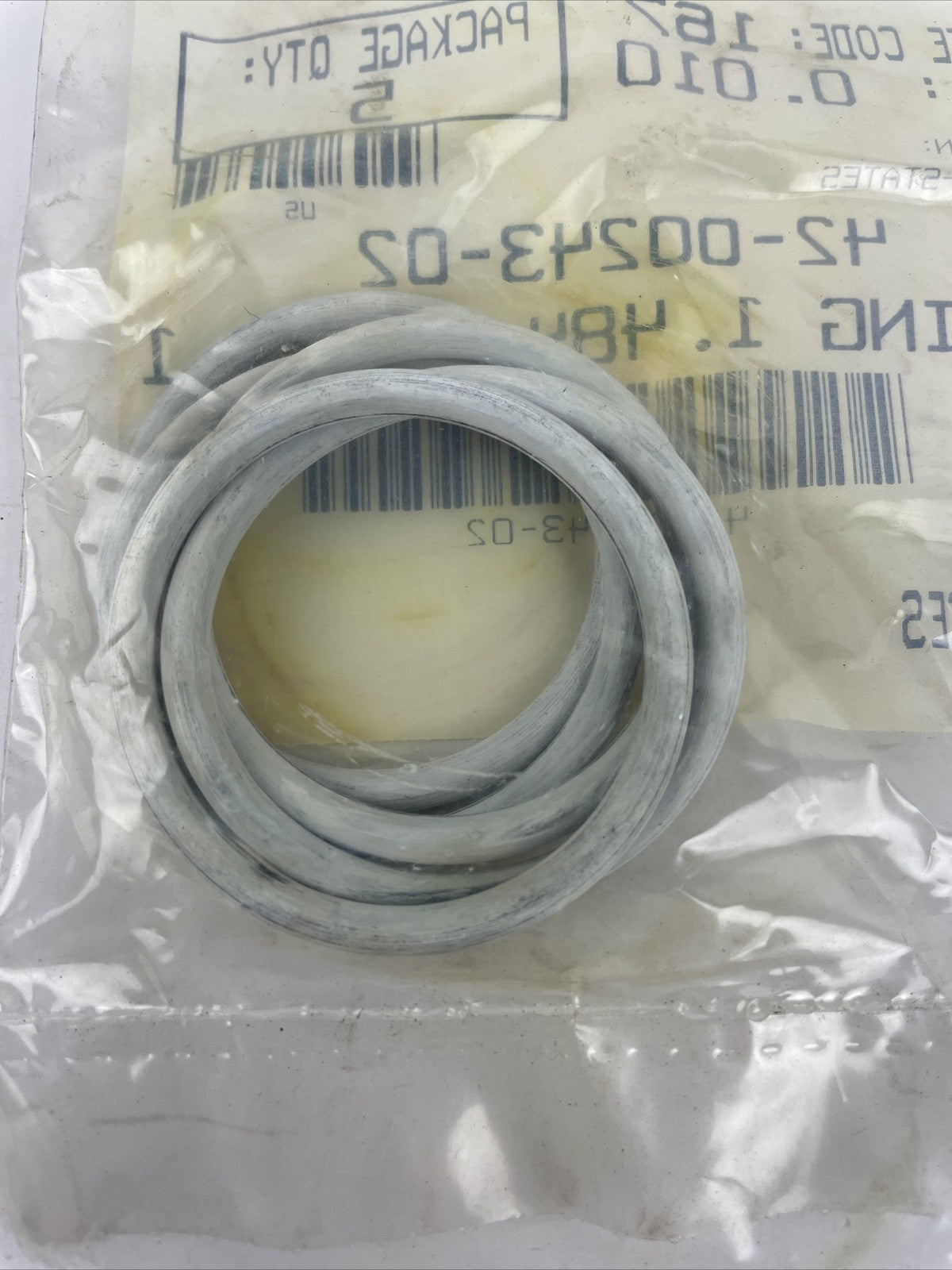 OEM Carrier Performance Parts White O-Ring 42-00243-02 [Lot of 5] 1.484 ID x .1