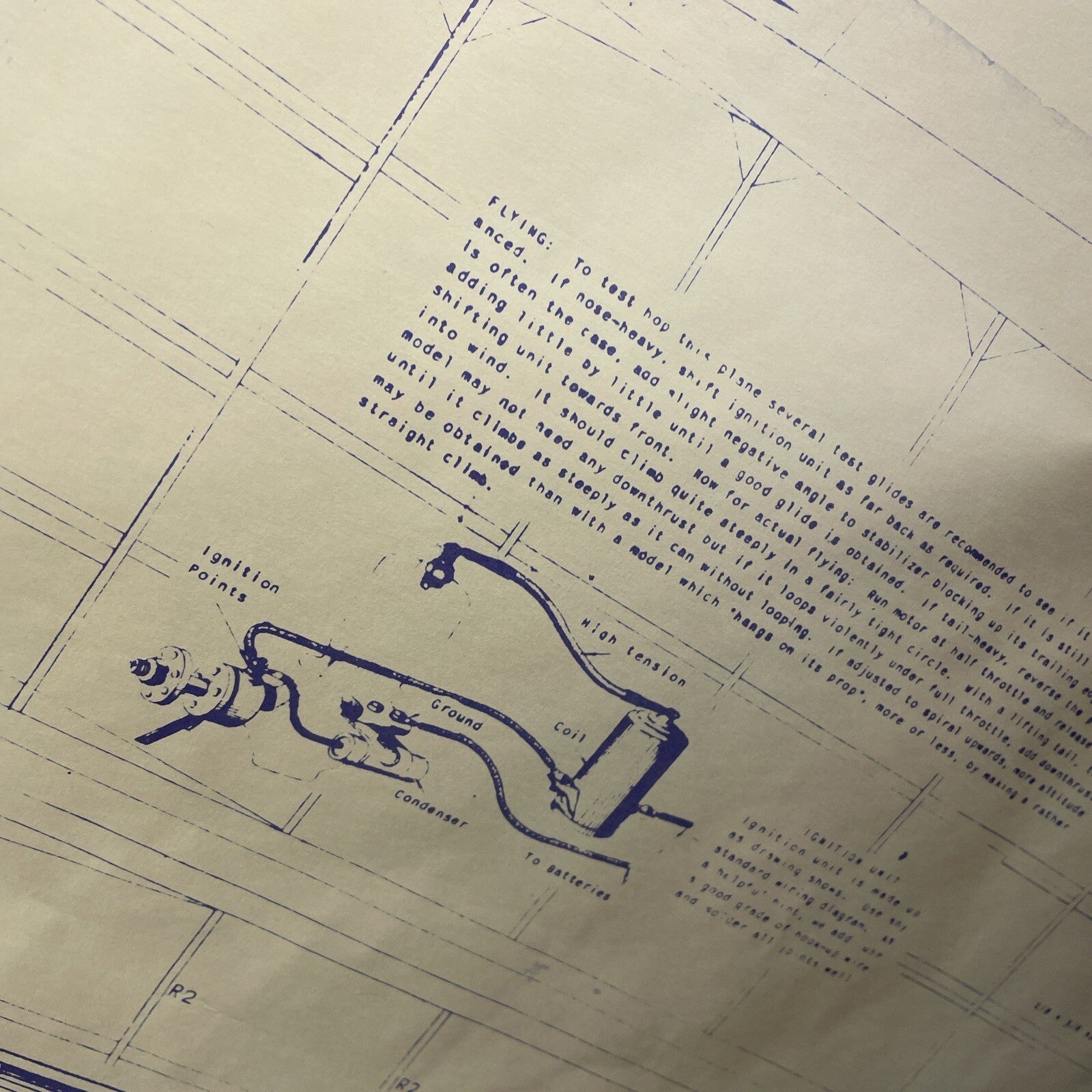 Original  PLANS BLUEPRINTS RARE 1941 Playboy Junior -  BALSA MODEL AIRPLANE KIT