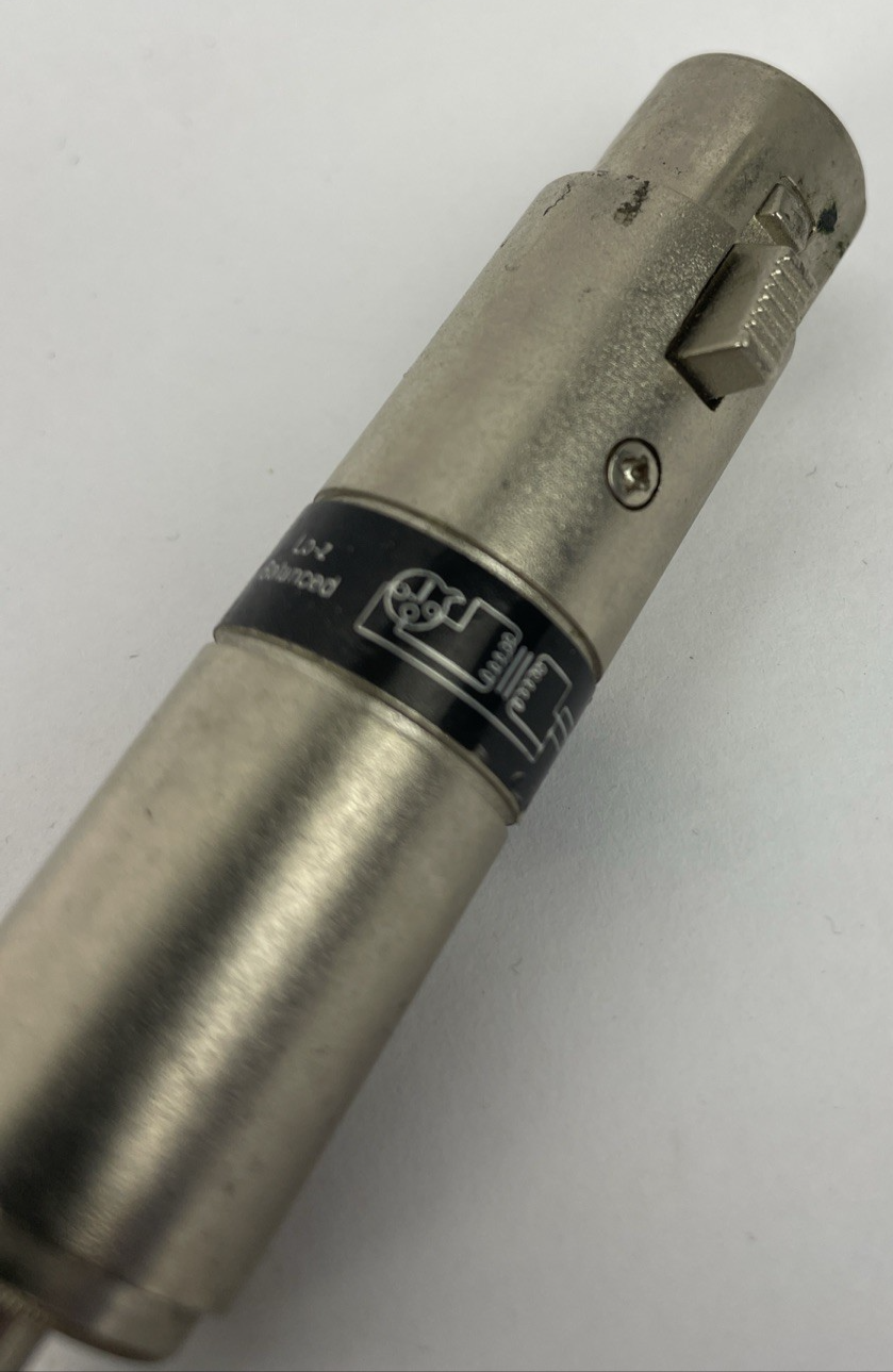 Radio Shack 274-016C XLR Female to 1/4" Plug Lo-Z Balanced to Hi-Z Balance