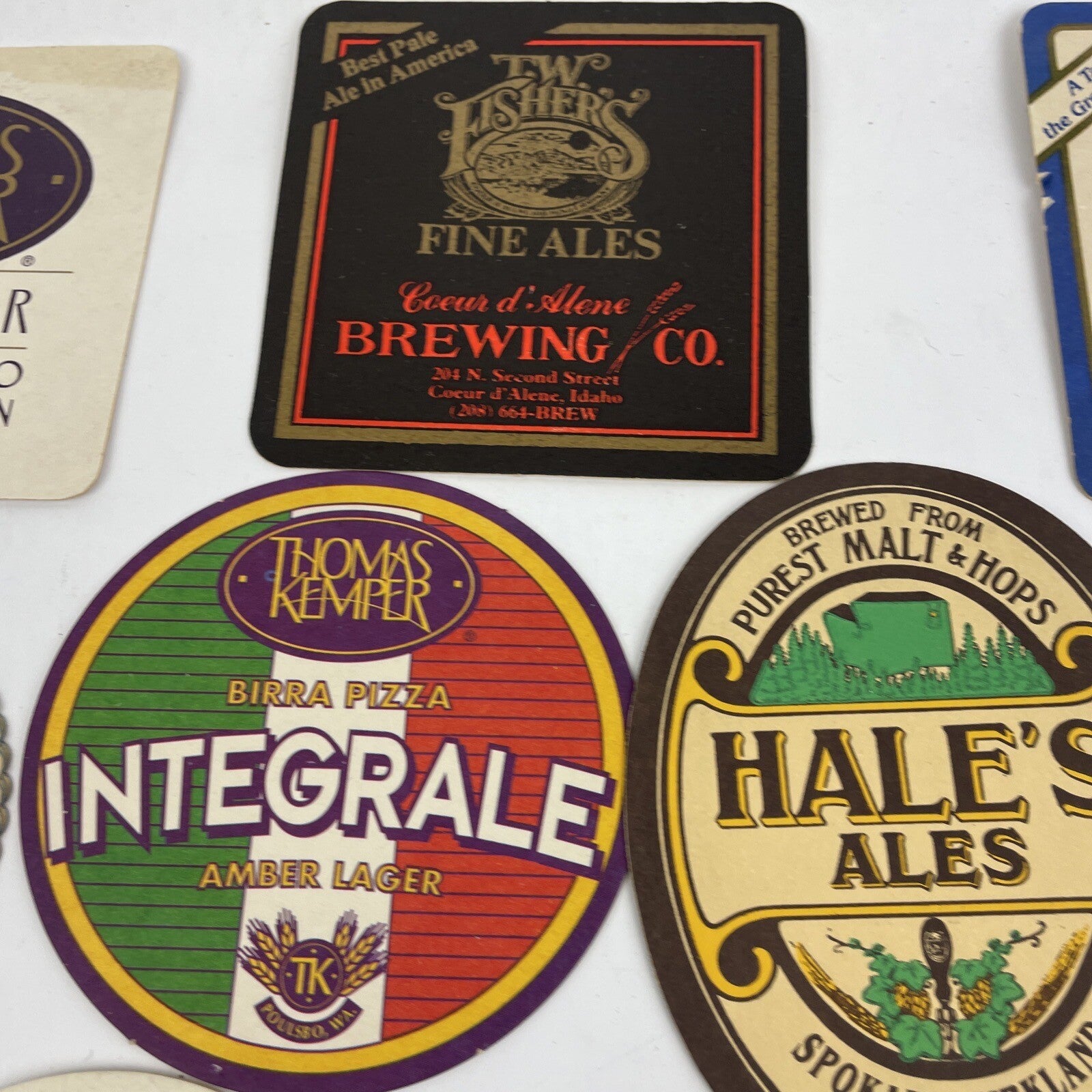 Vintage beer coasters Lot of 20 ALL DIFFERENT  Import & Domestics Home Bar Retro