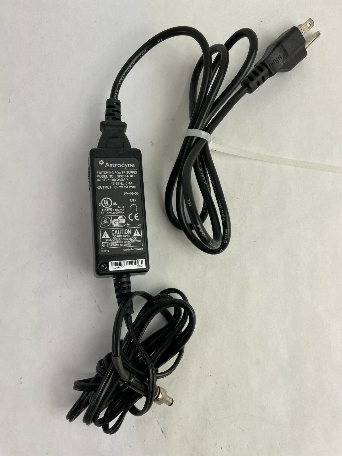 Genuine Astrodyne Ac Adapter SPU15A-103 Output 6 V 2 A Power Supply Adapter A79