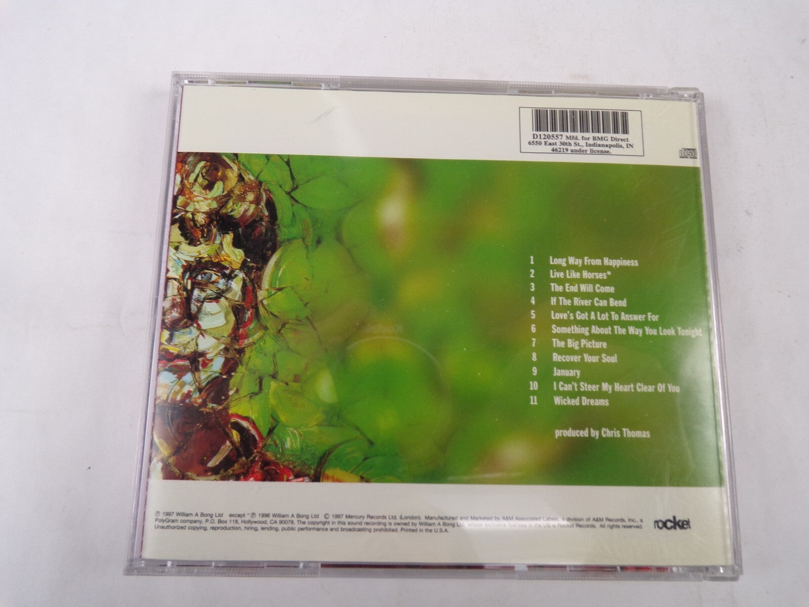Elton John The Big Picture Long Way From Happiness Live Like Horses CD#57
