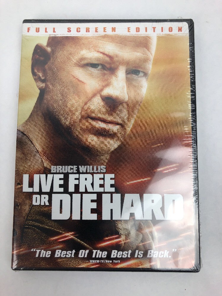 Die Hard 4: Live Free or Die Hard (DVD, 2007, Rated Full Frame Single Disc...