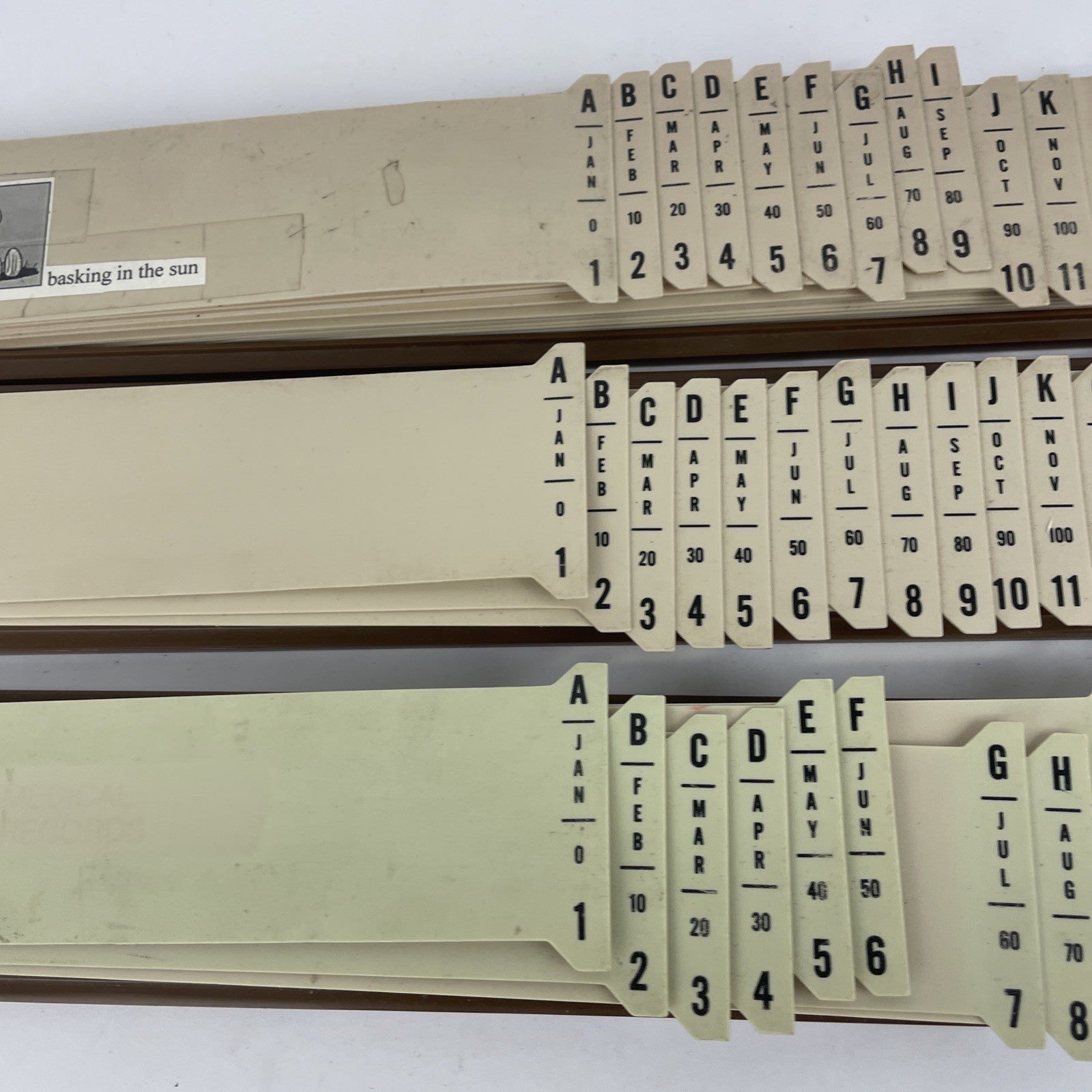Lot of 3 Pendaflex General Purpose Indexed Sorter Letter Size Plastic # 40652